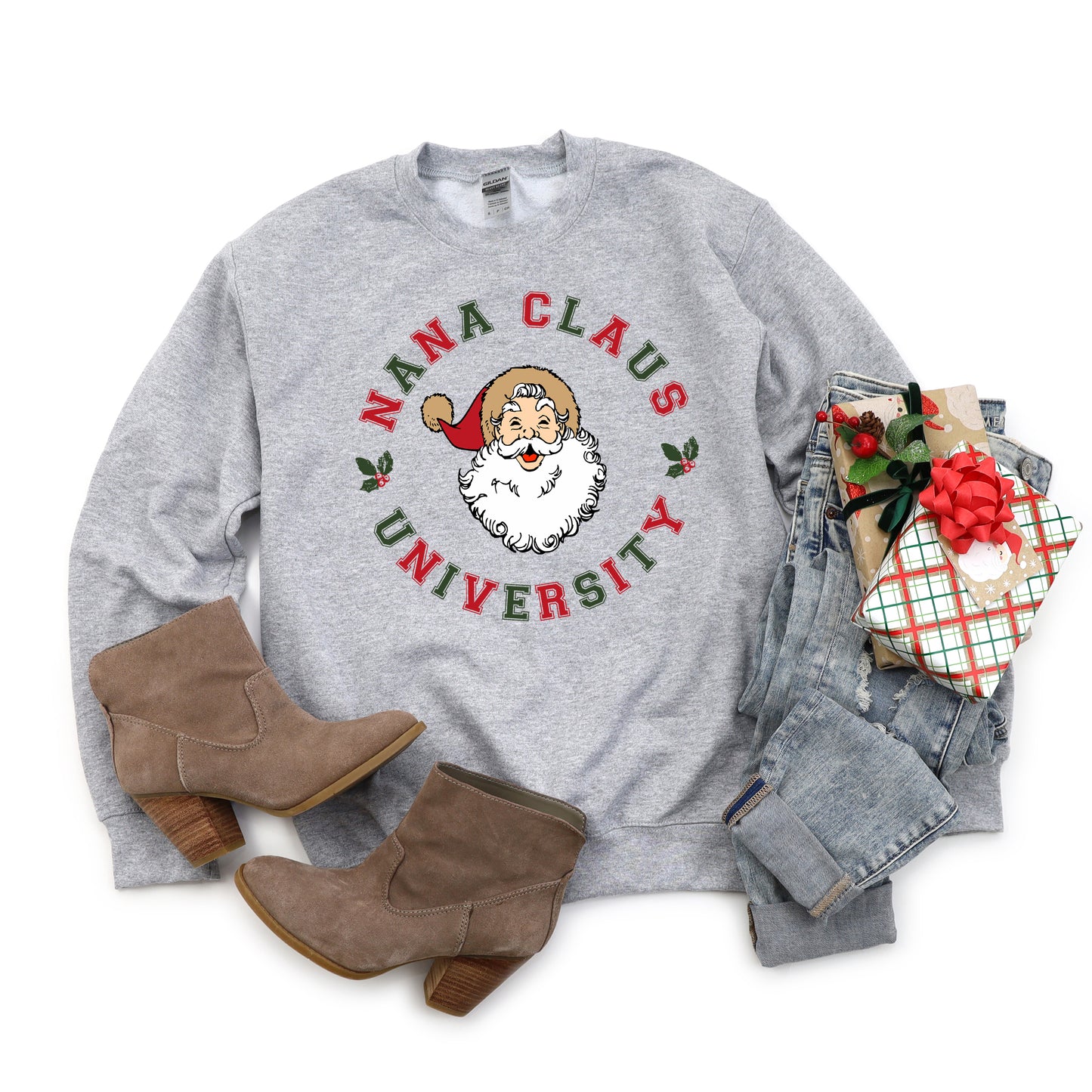 Nana Claus Circle |Sweatshirt