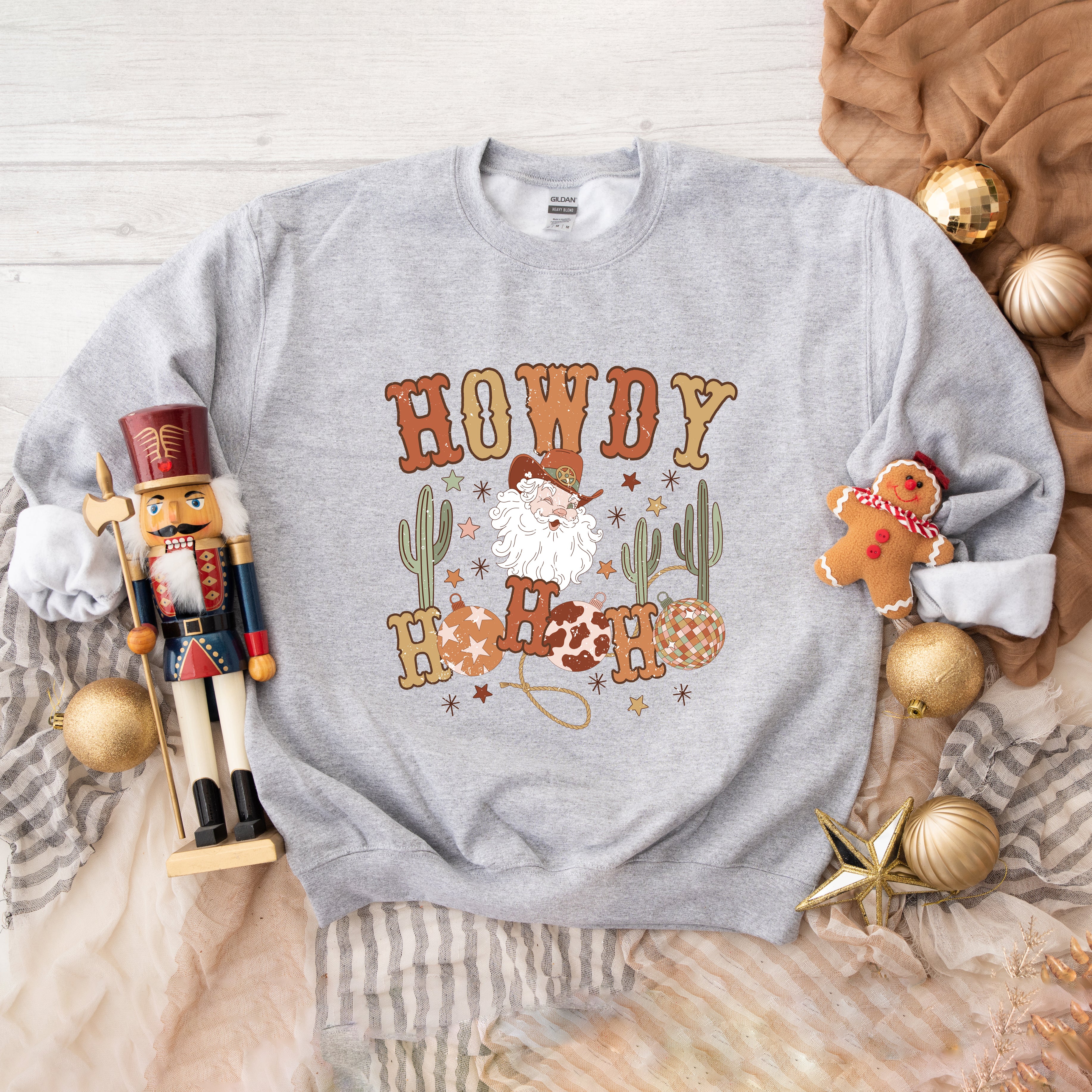 Western Santa Ho Ho Ho | Sweatshirt