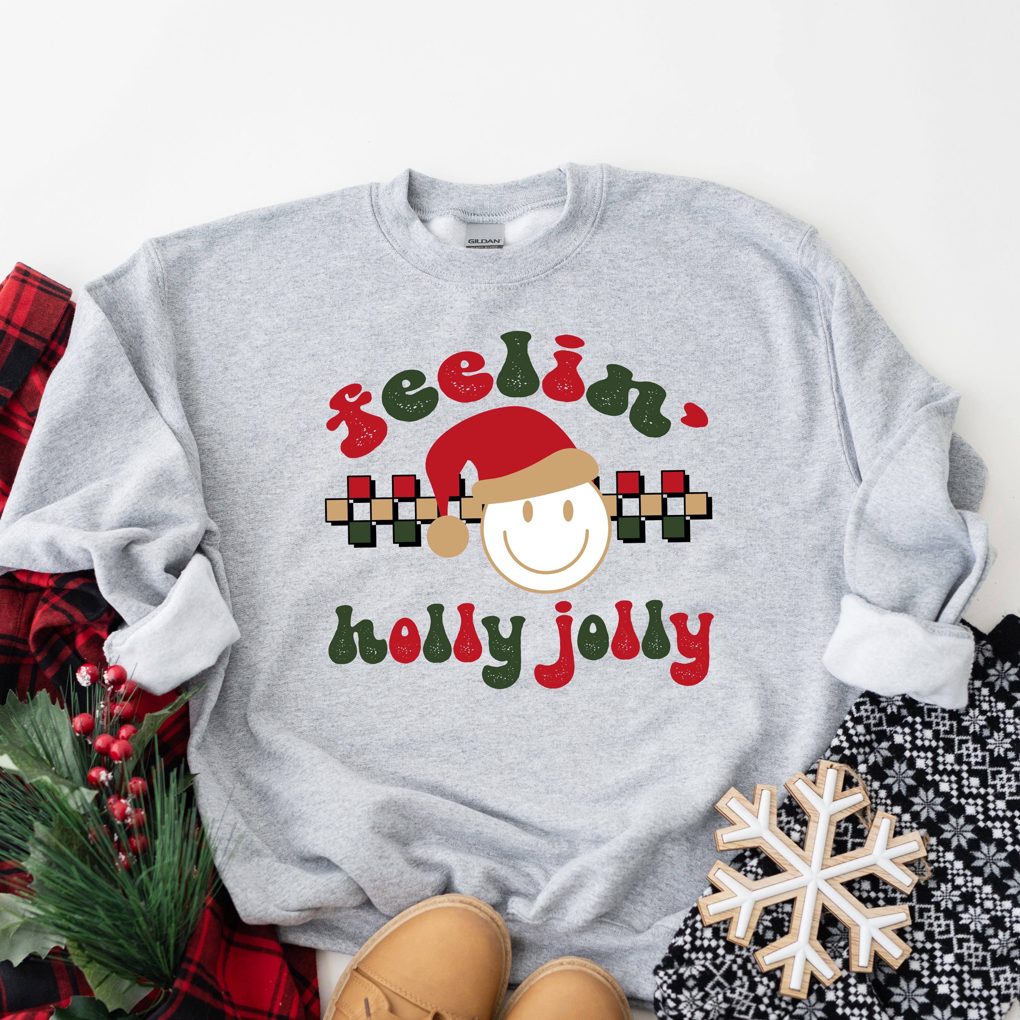 Feelin' Holly Jolly | Sweatshirt