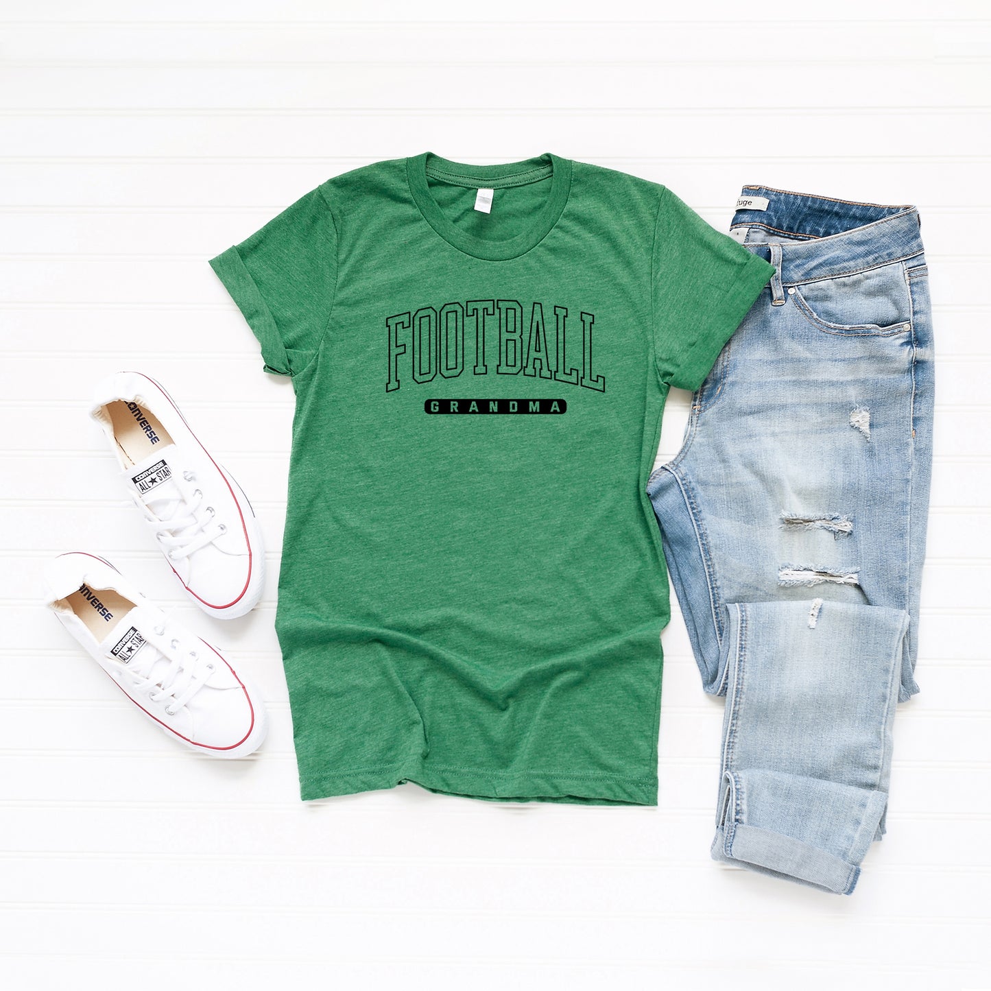 Football Grandma Block | Short Sleeve Graphic Tee