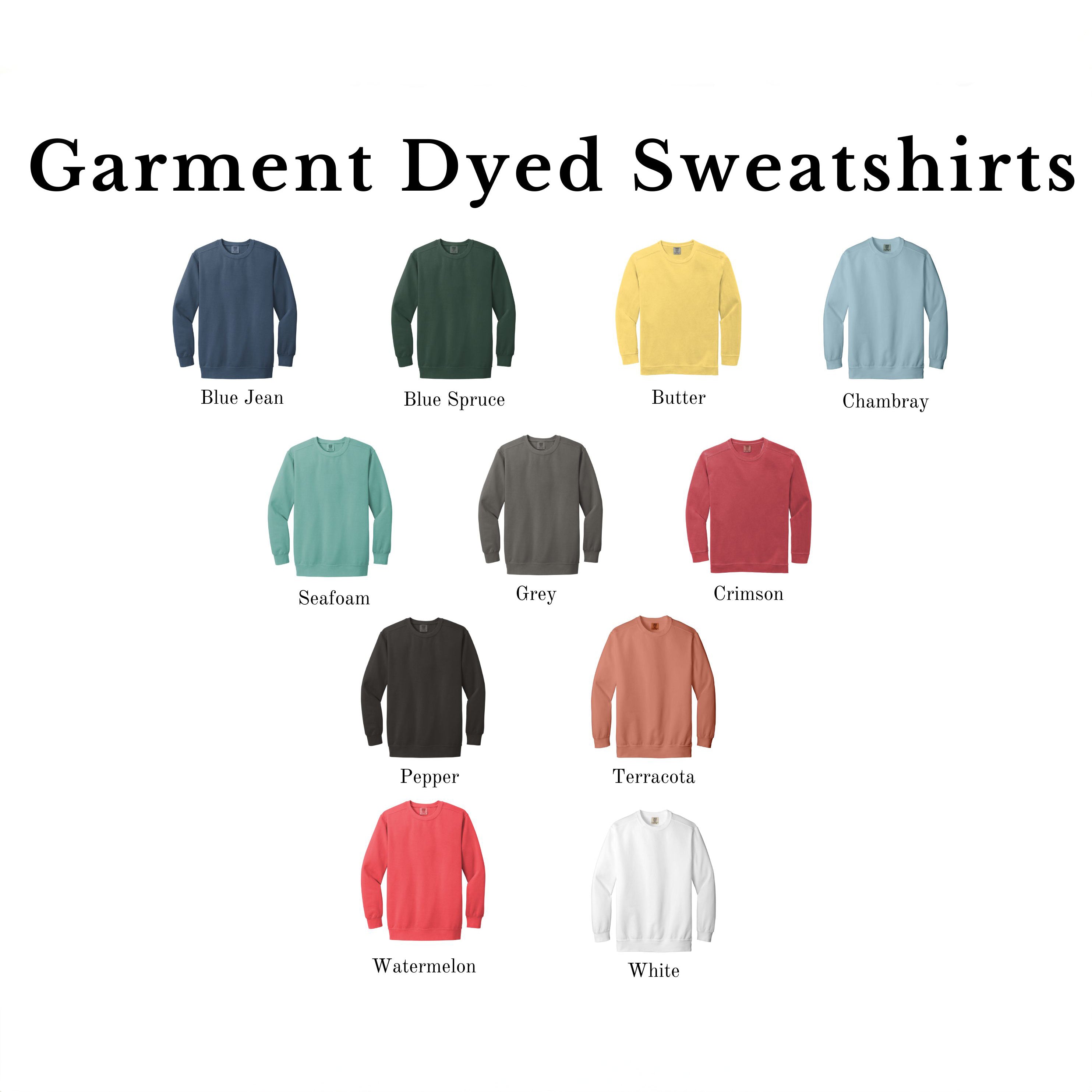 Yellowstone Fluffy Cows | Garment Dyed Sweatshirt