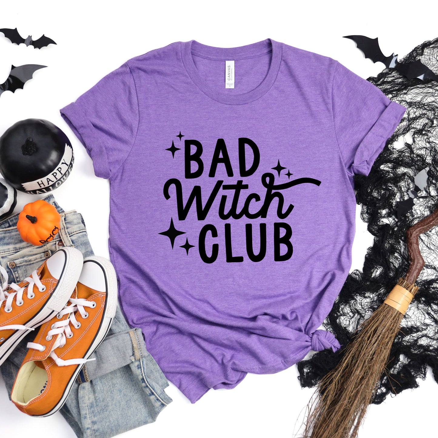 Bad Witch Club | Short Sleeve Graphic Tee | Halloween