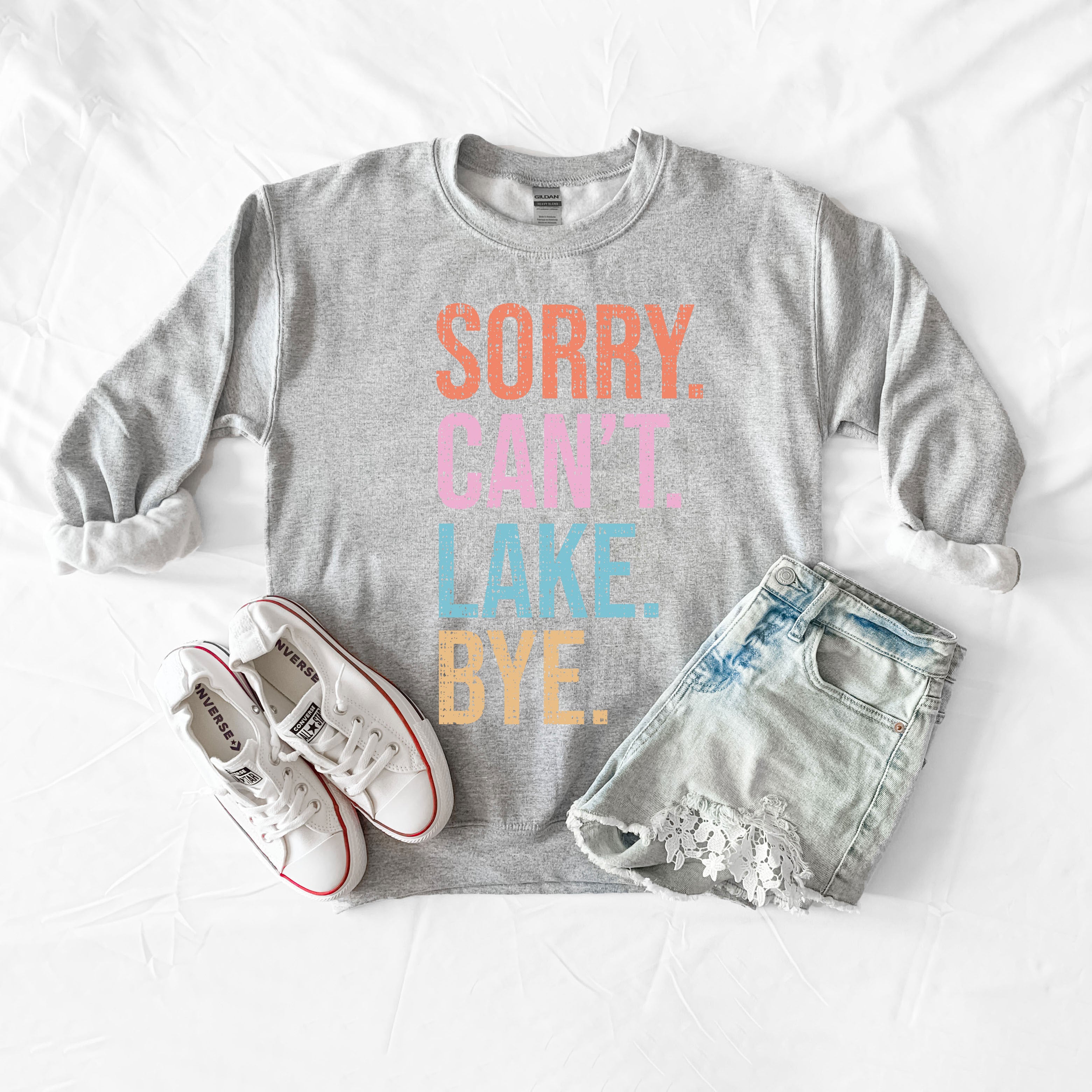 Sorry. Can't. Lake. | Sweatshirt