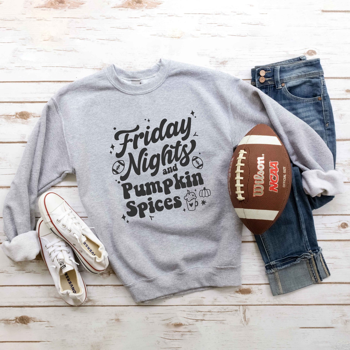 Friday Nights And Pumpkin Spices | Sweatshirt