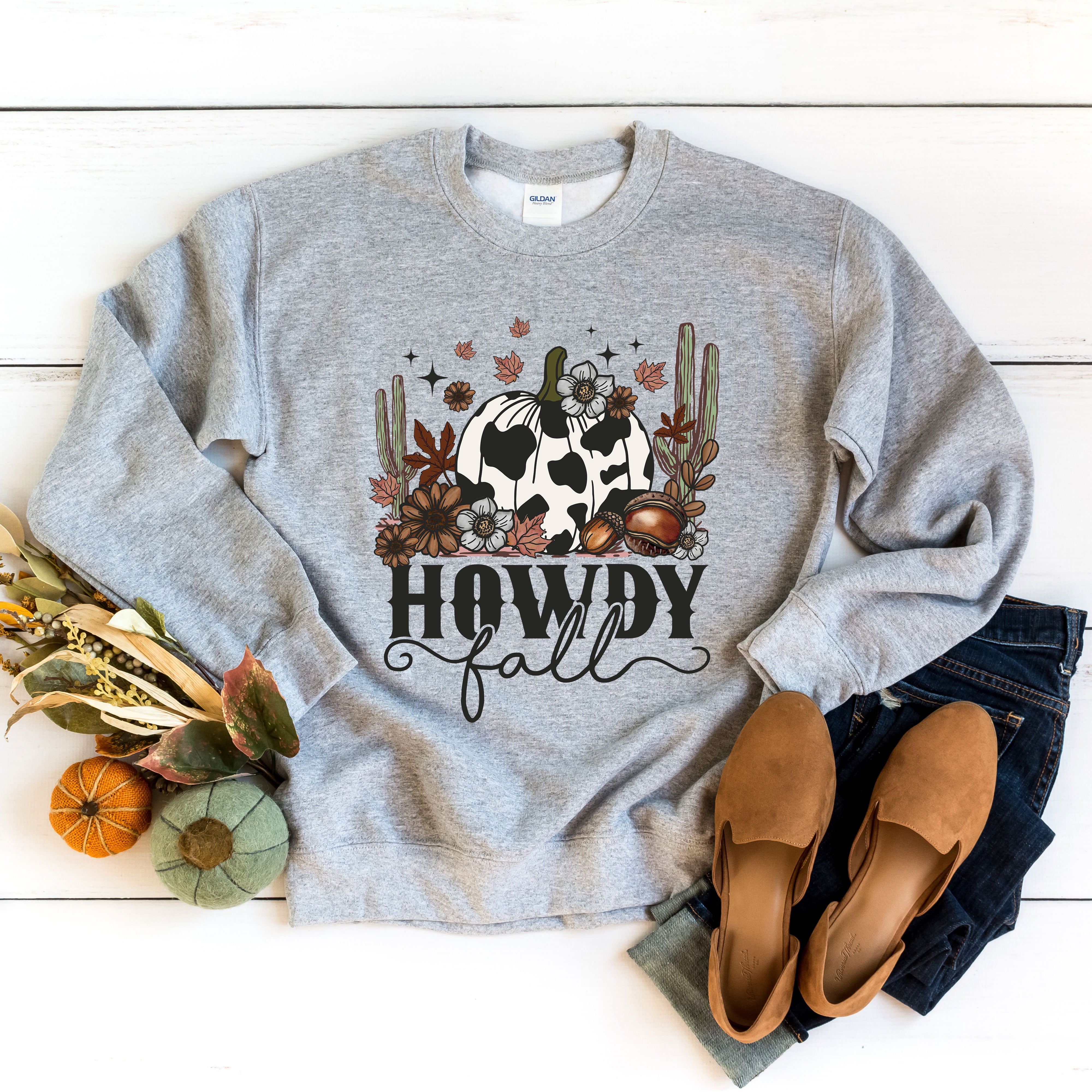 Howdy Fall Pumpkin | Sweatshirt