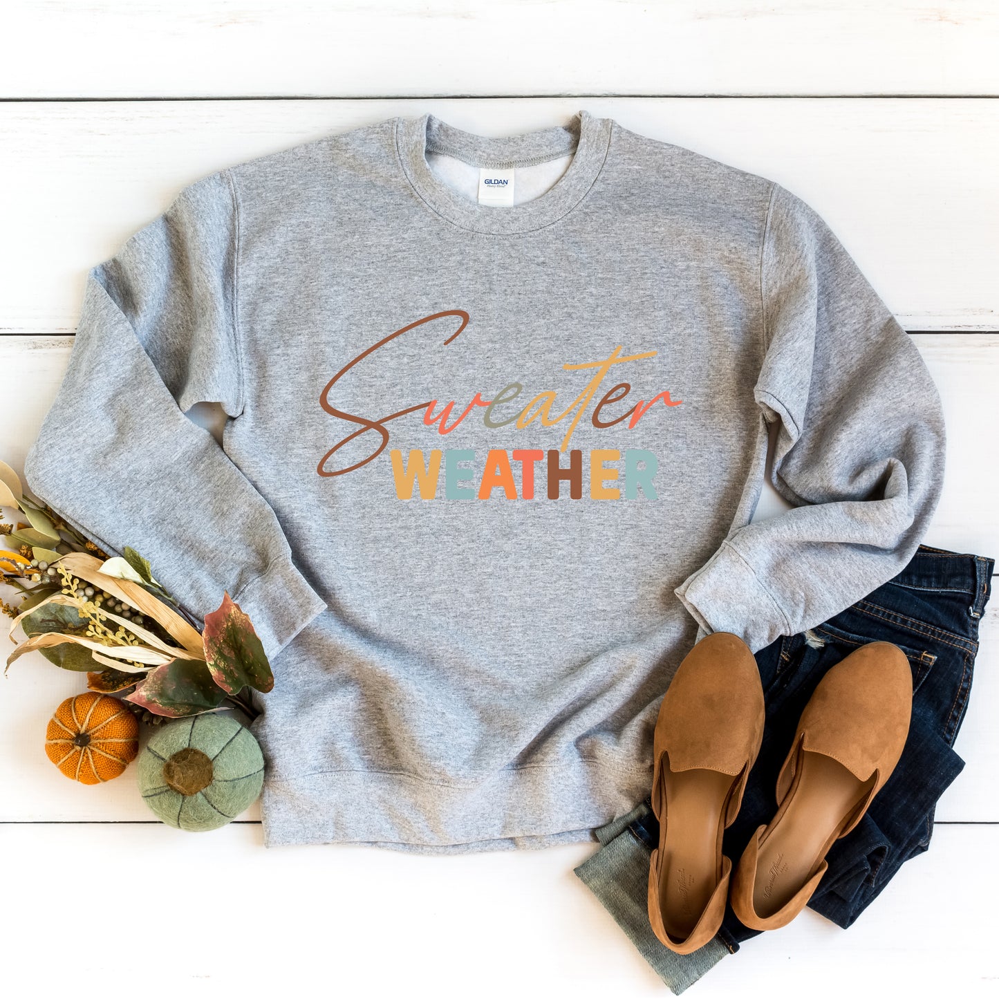 Sweater Weather Colorful | Sweatshirt
