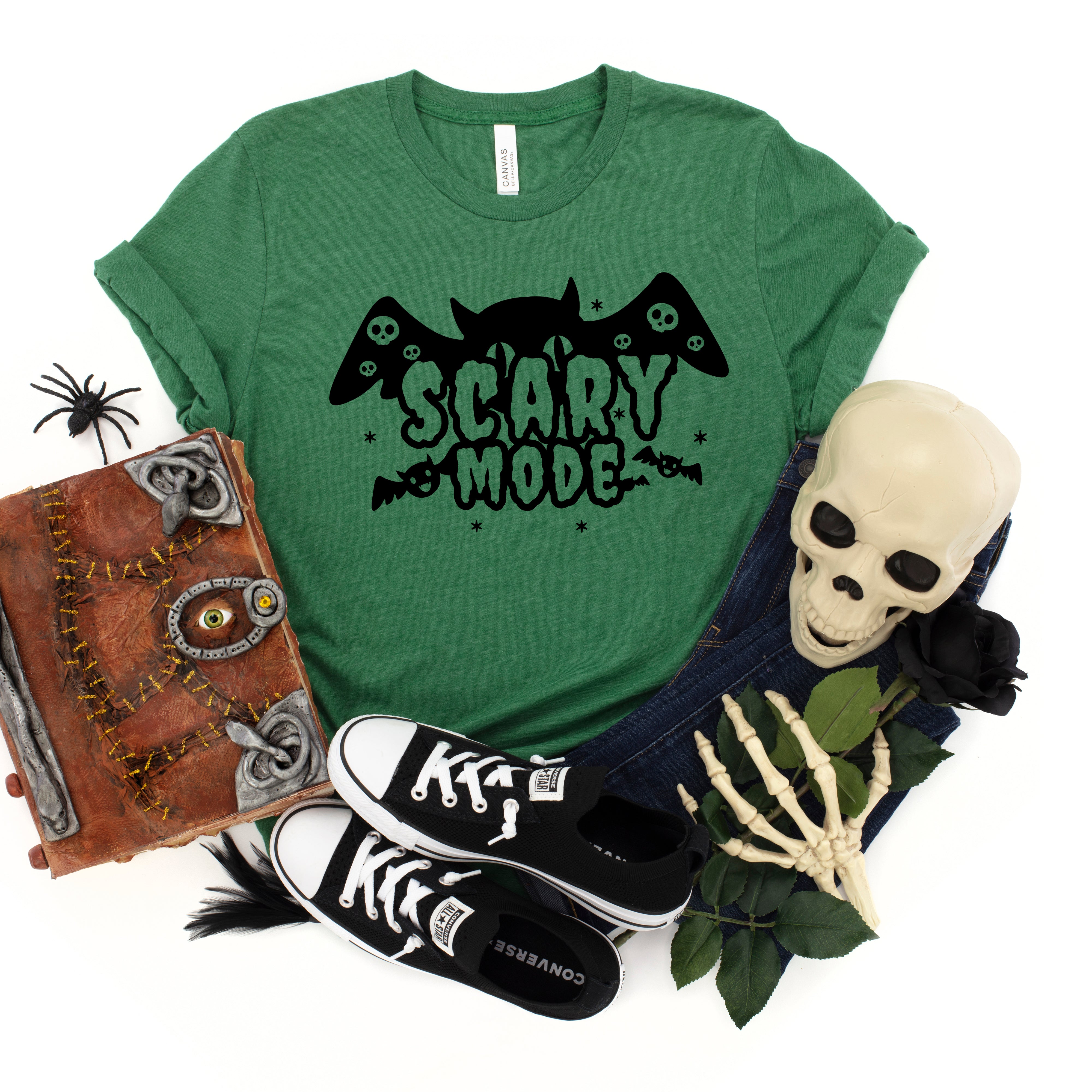 Scary Mode Bat | Short Sleeve Crew Neck