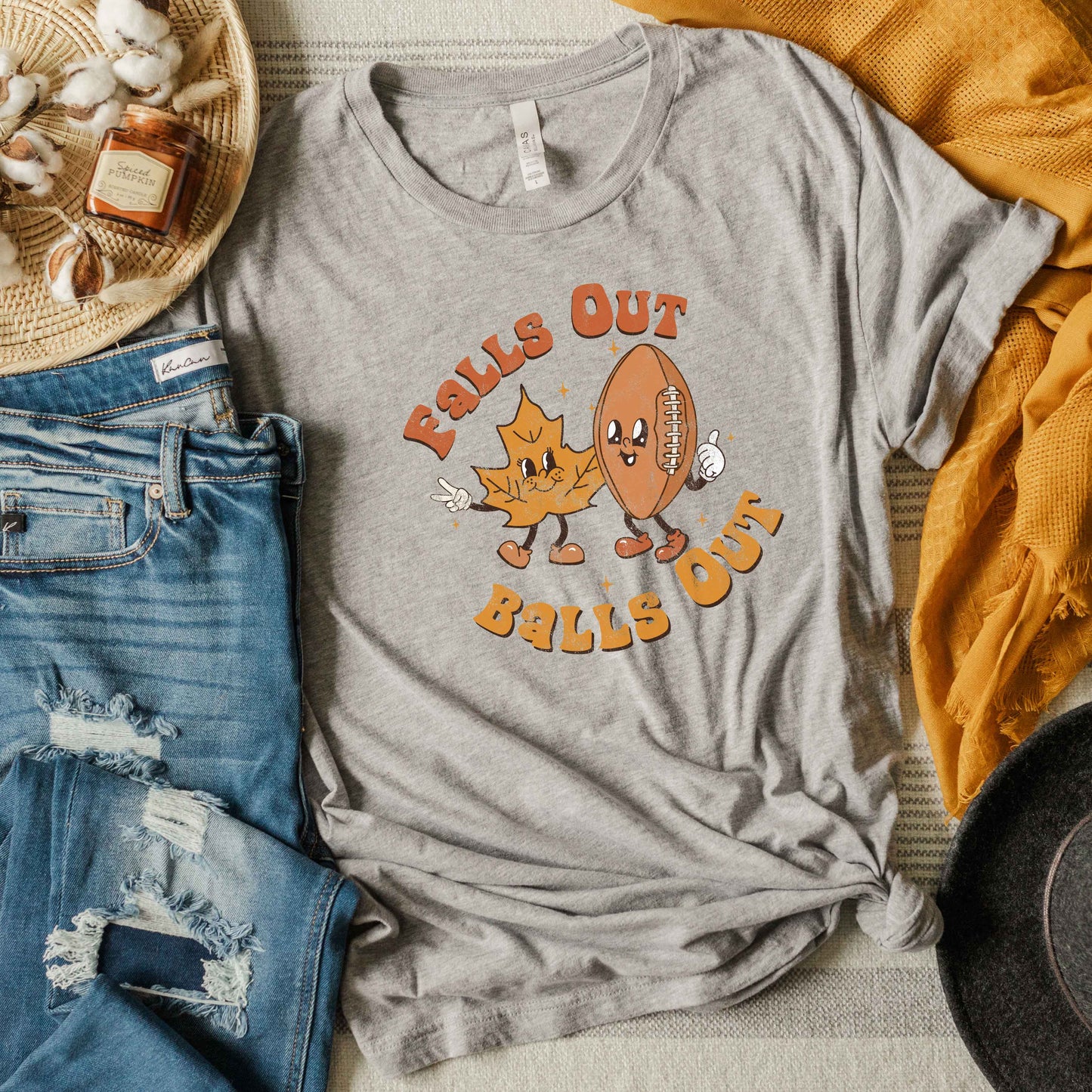 Falls Out Balls Out | Short Sleeve Crew Neck