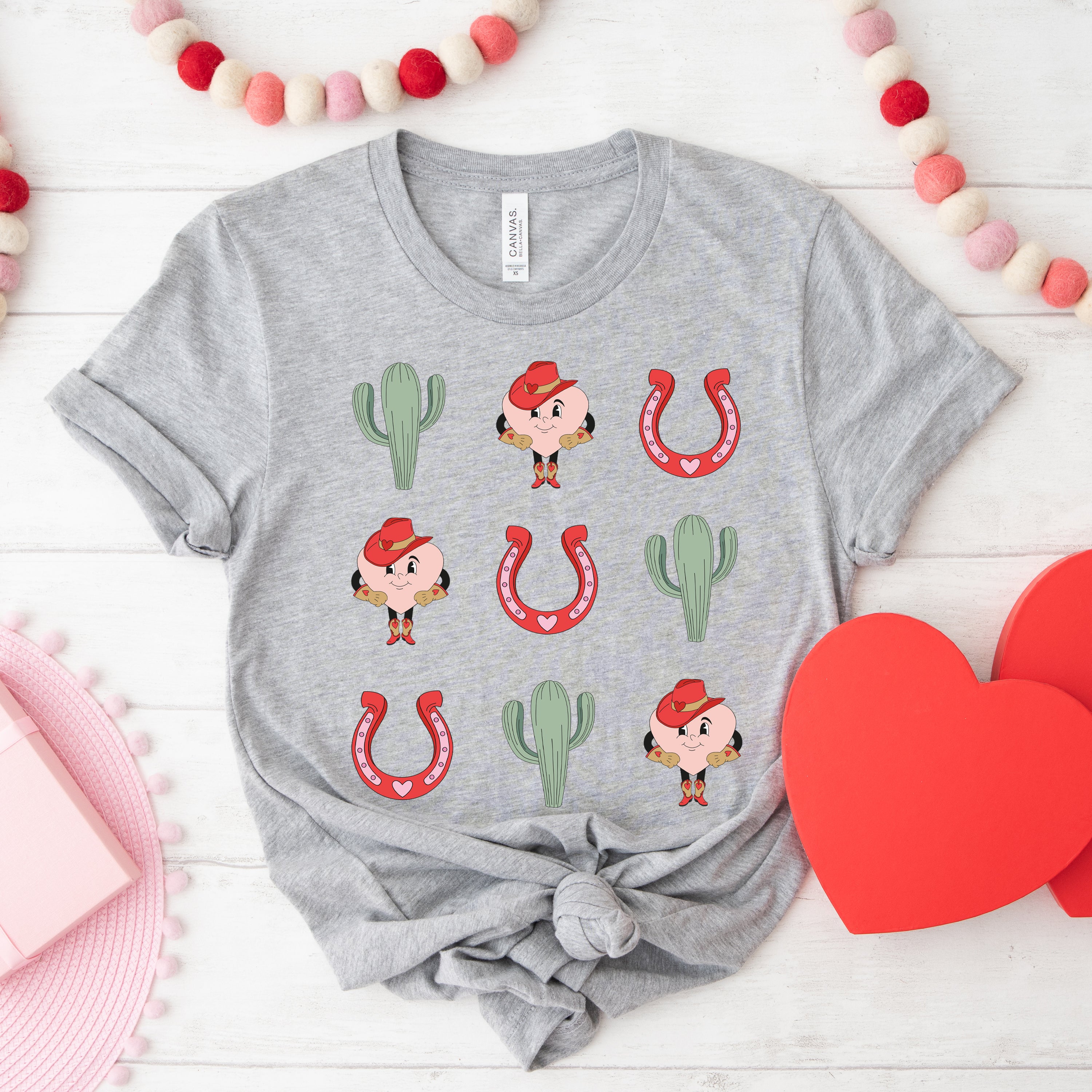 Western Valentine Chart | Short Sleeve Crew Neck
