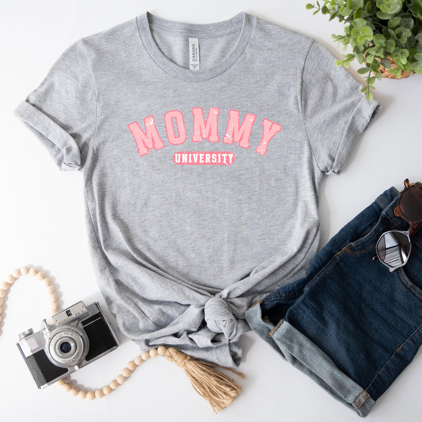 Varsity Mommy University | Short Sleeve Crew Neck