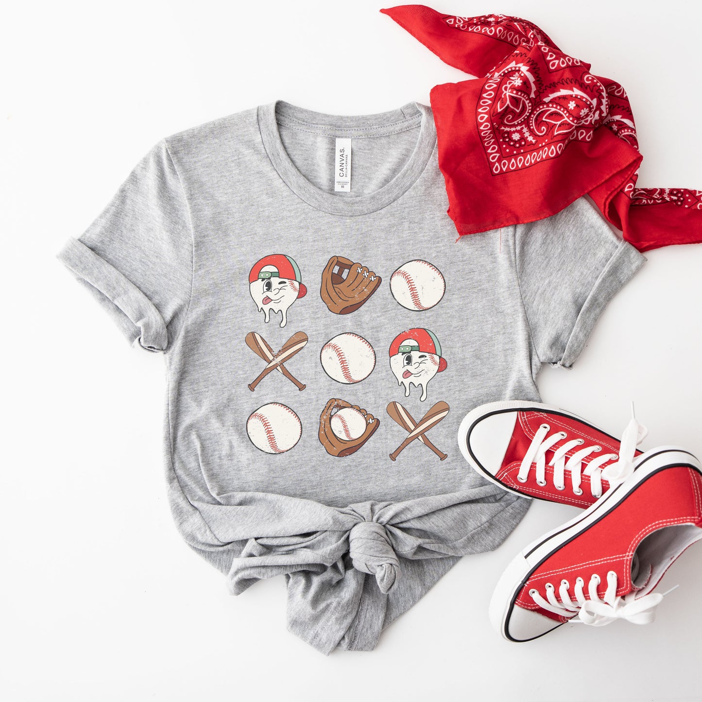 Baseball Collage | Short Sleeve Graphic Tee