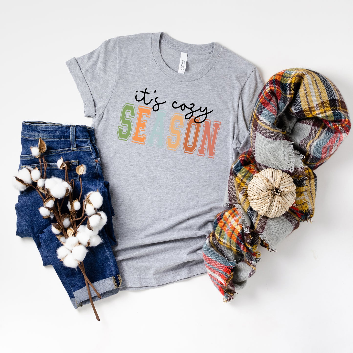 It's Cozy Season | Short Sleeve Crew Neck
