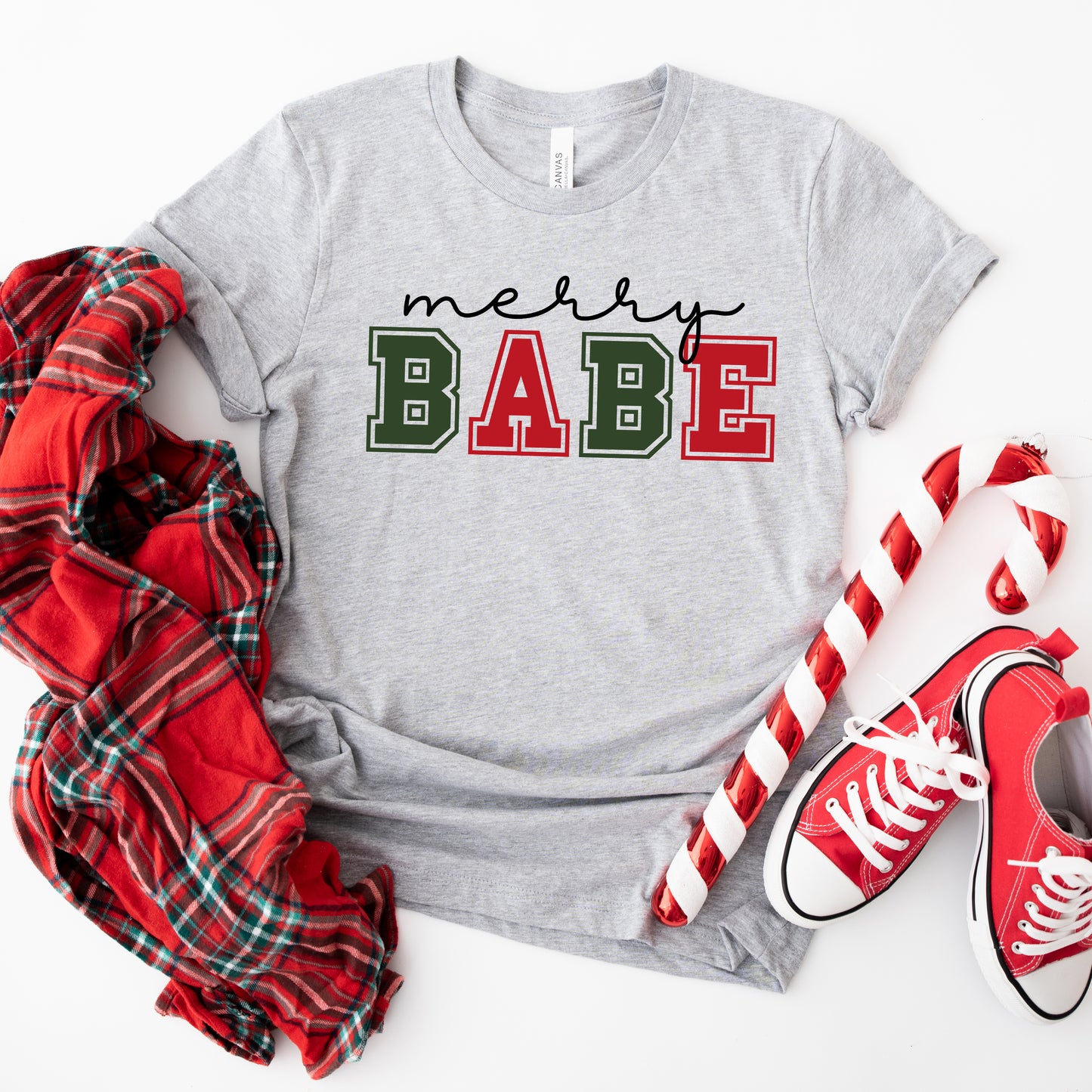 Merry Babe Bold | Short Sleeve Crew Neck