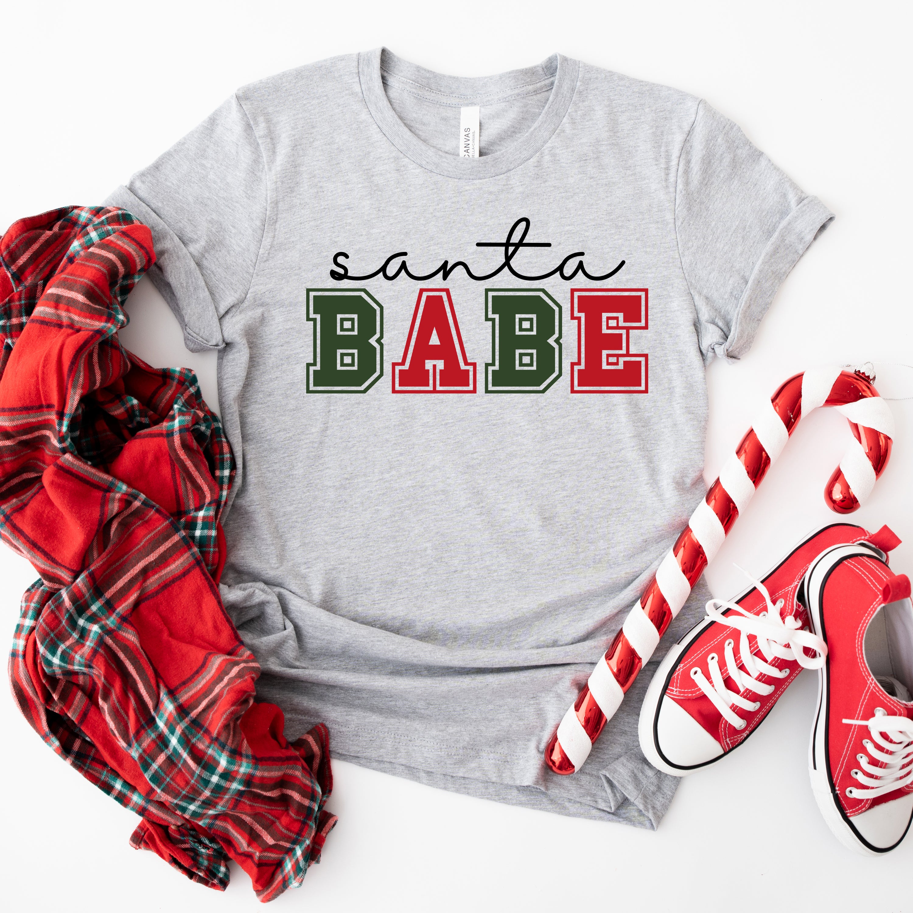 Santa Babe Bold | Short Sleeve Crew Neck