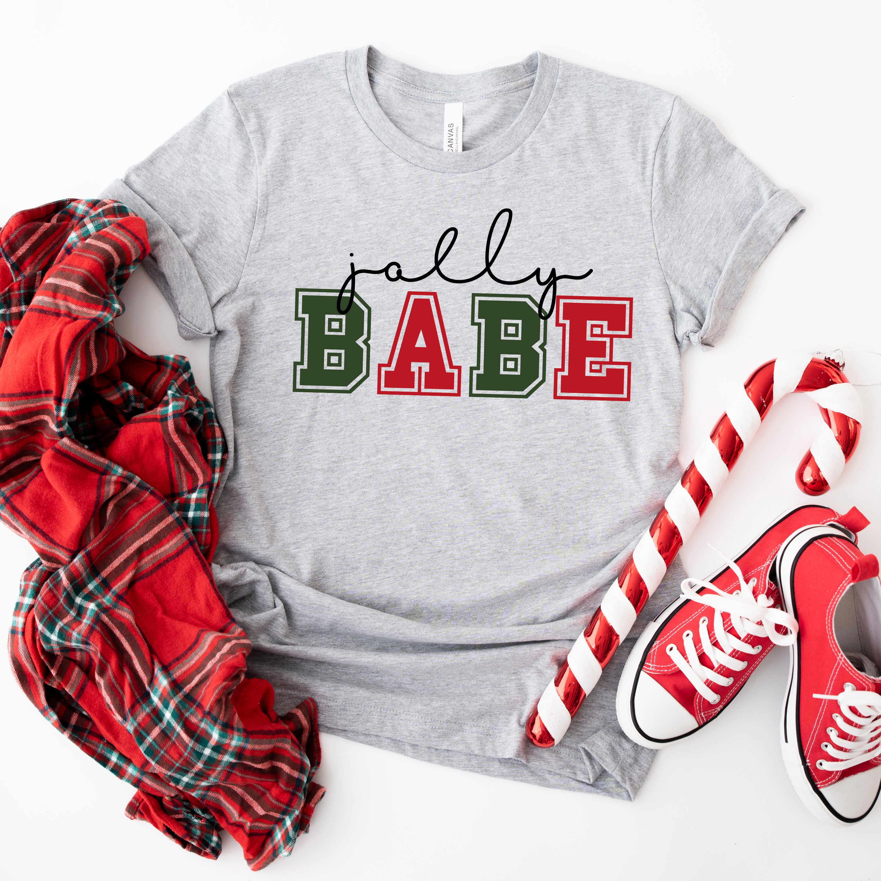 Jolly Babe Colorful | Short Sleeve Crew Neck