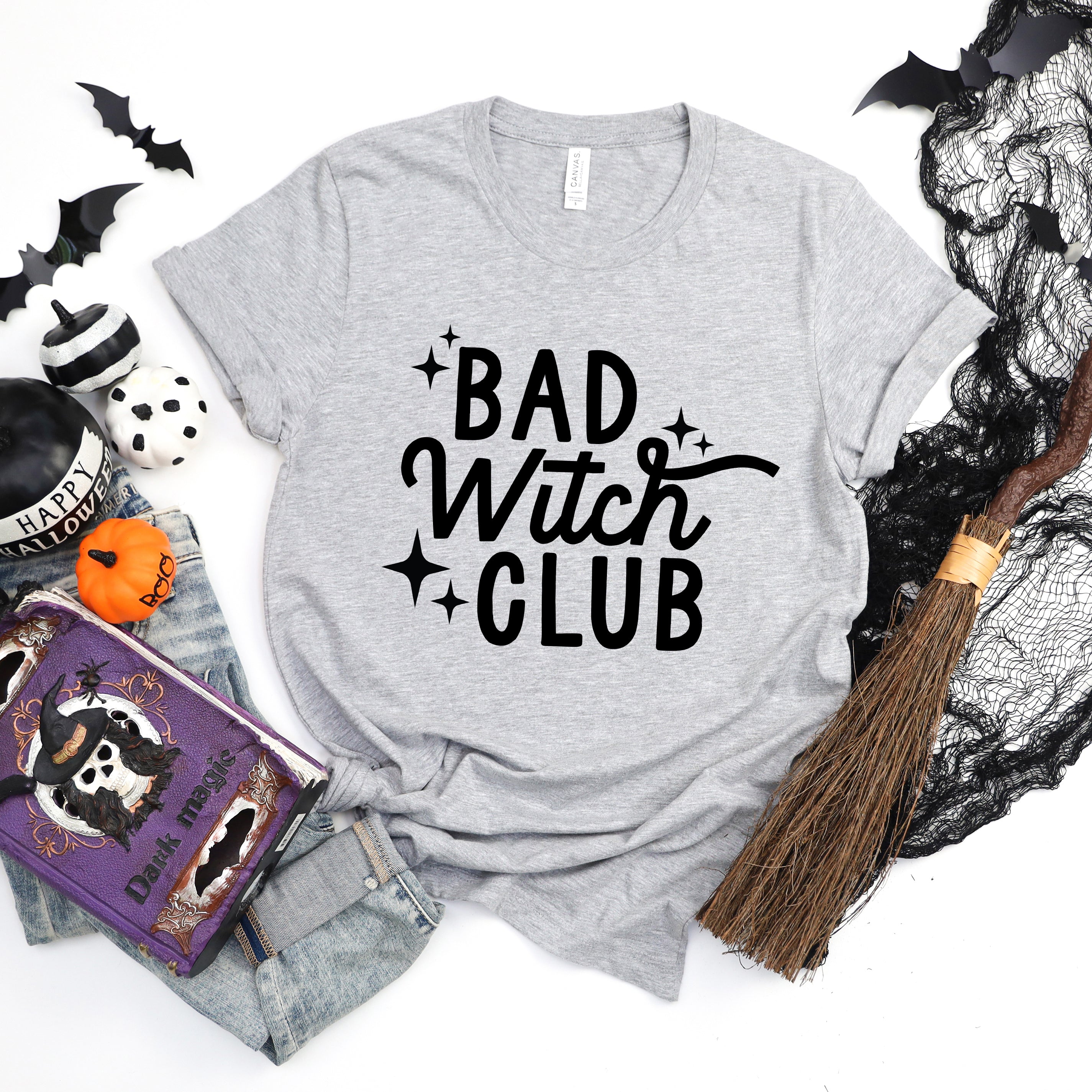 Bad Witch Club | Short Sleeve Graphic Tee | Halloween