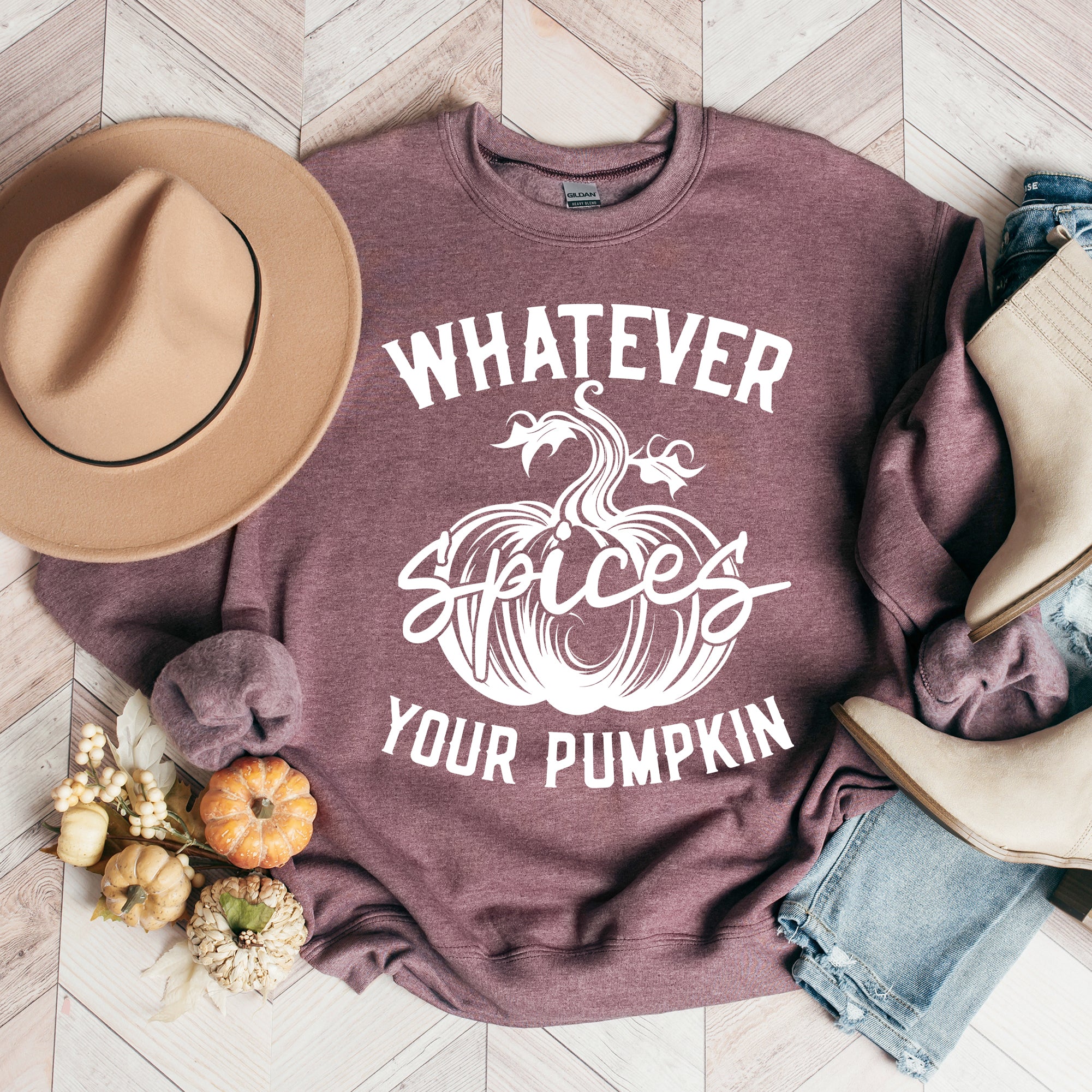Retro Whatever Spices Your Pumpkin | Sweatshirt
