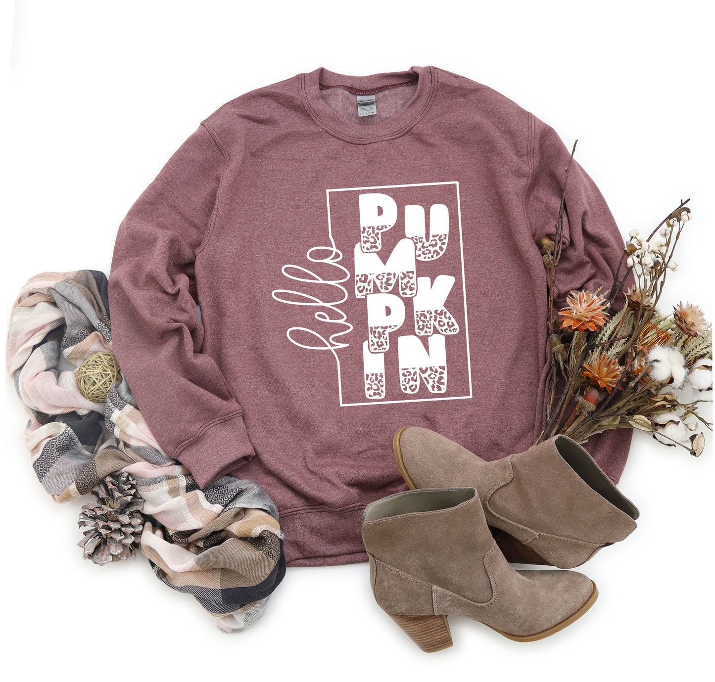 Hello Pumpkin Square | Sweatshirt