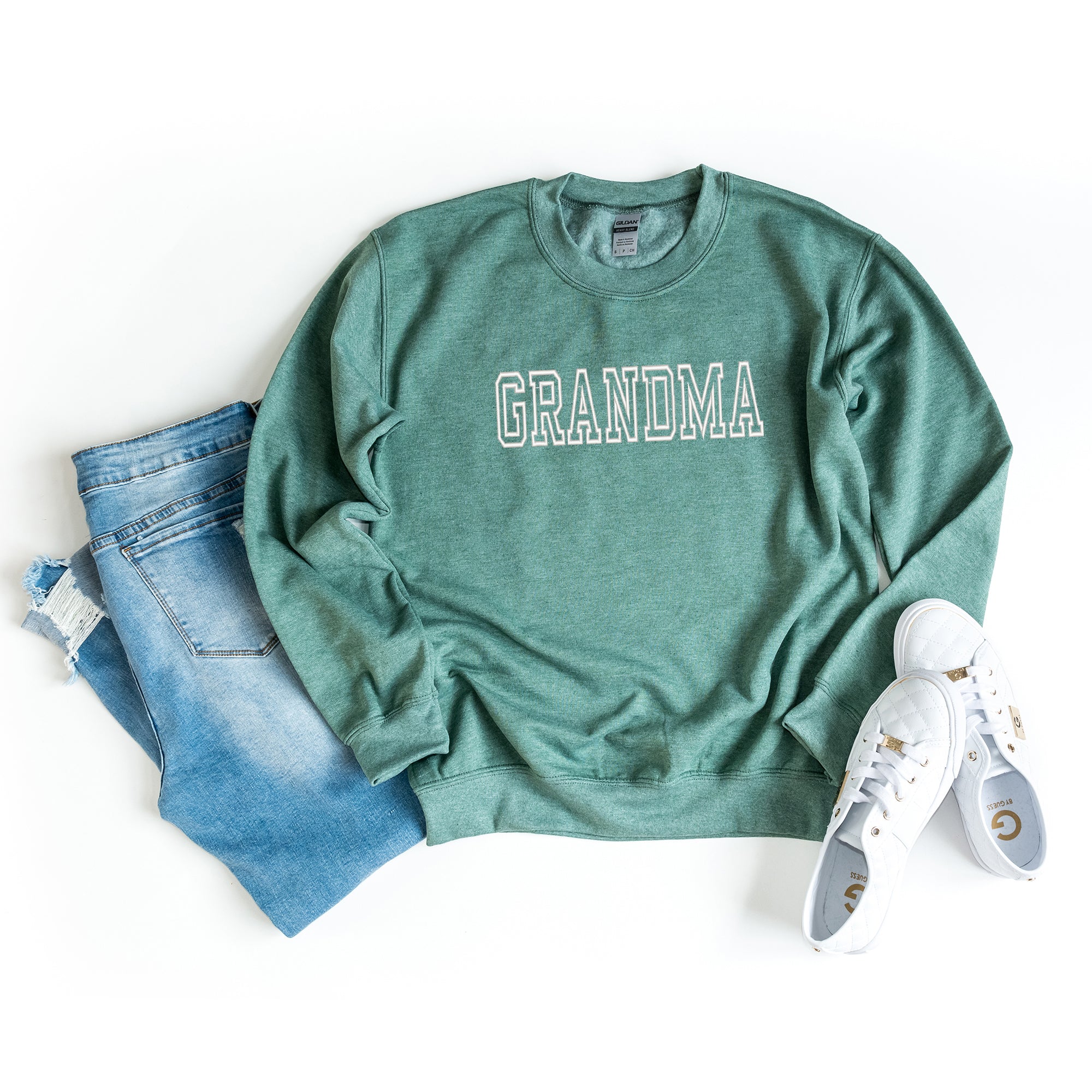 Embroidered Grandma Outline | Sweatshirt