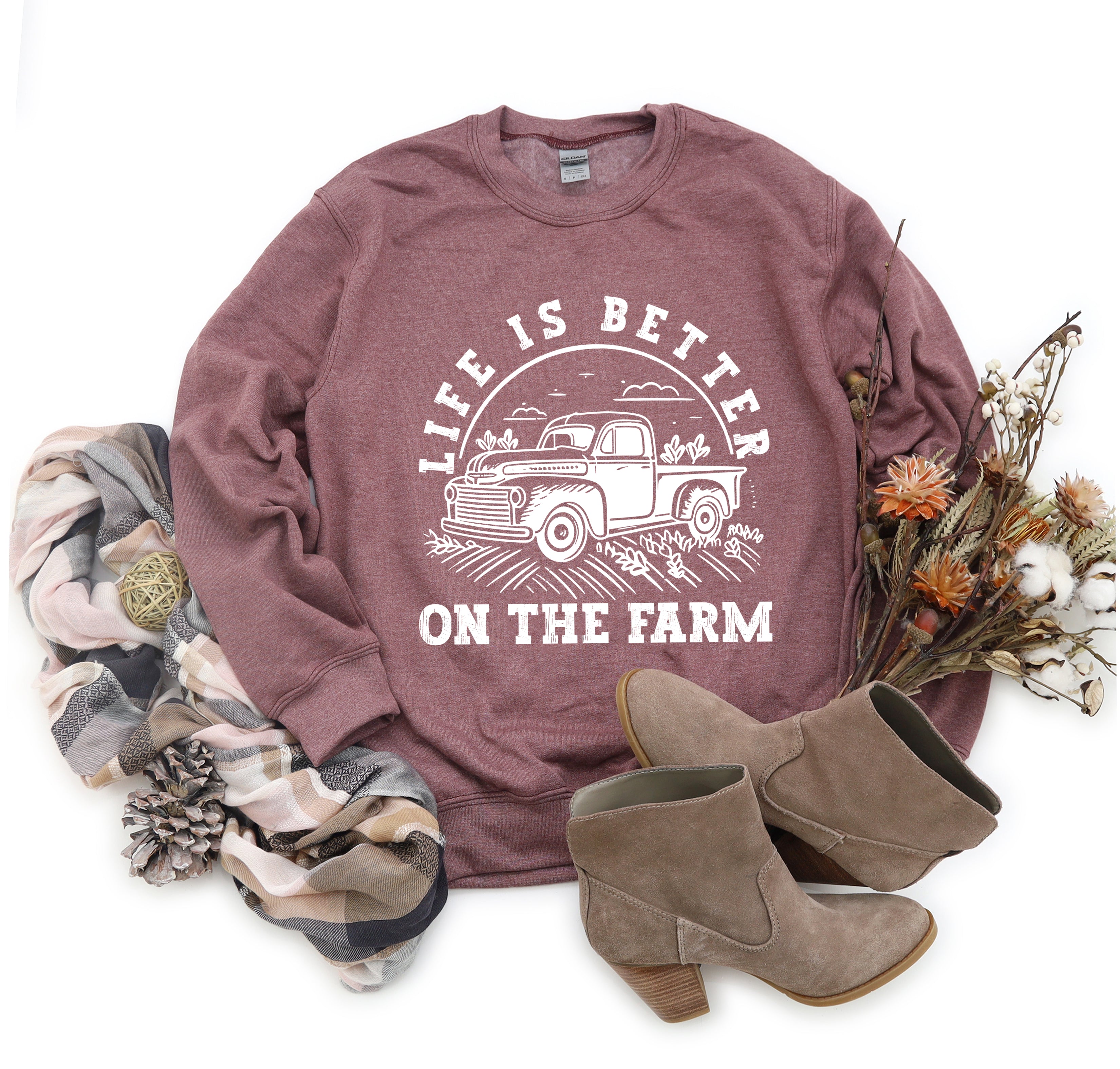 Better on the Farm Truck | Sweatshirt