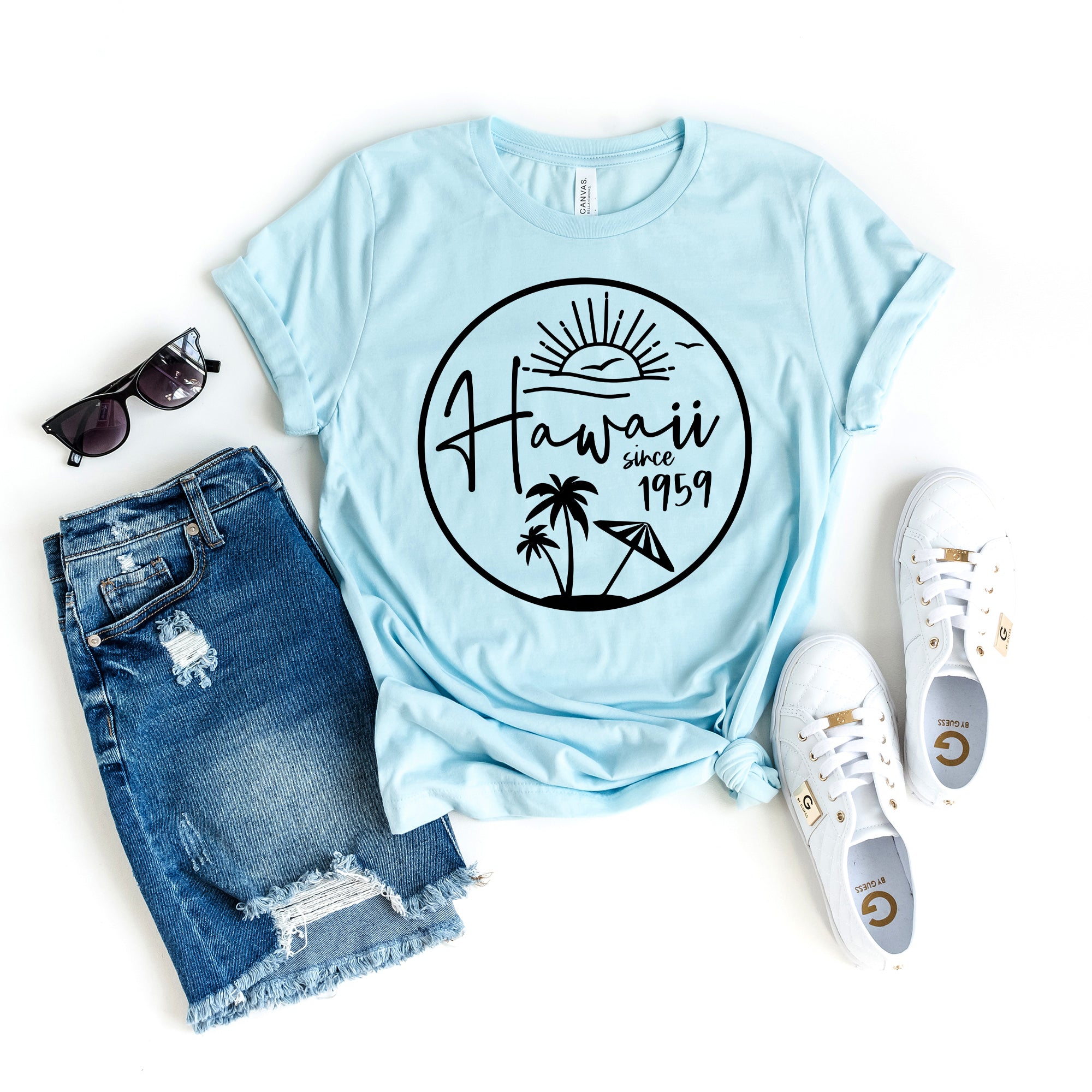 Hawaii Since 1959 | Short Sleeve Crew Neck