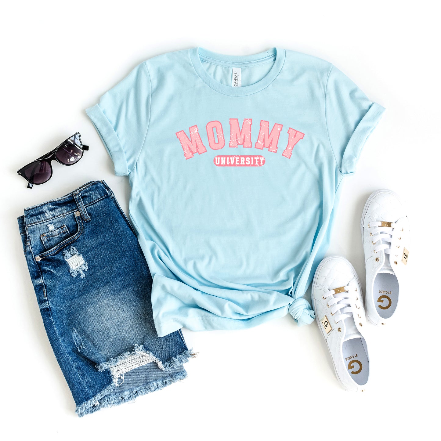 Varsity Mommy University | Short Sleeve Crew Neck
