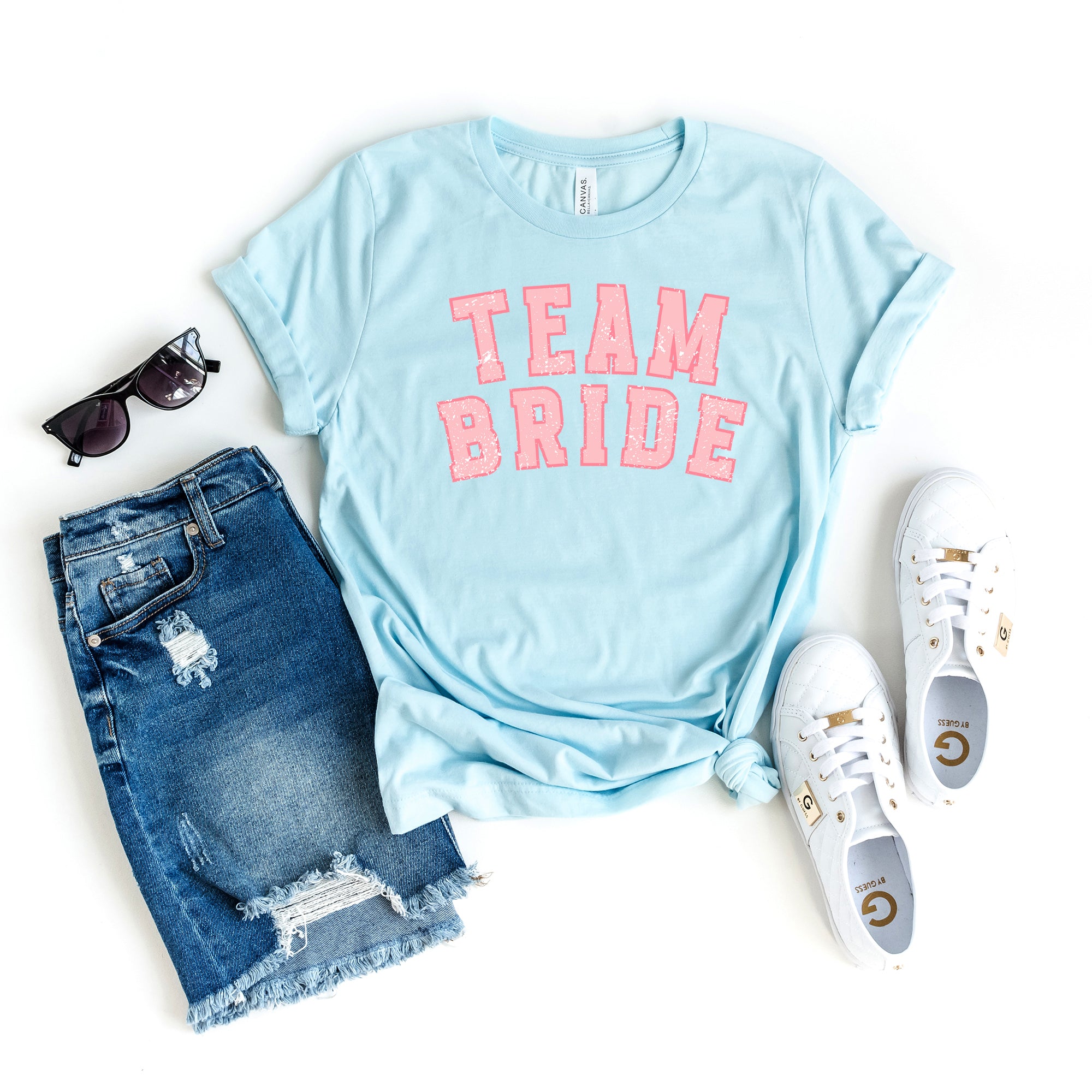 Pink Team Bride | Short Sleeve Crew Neck
