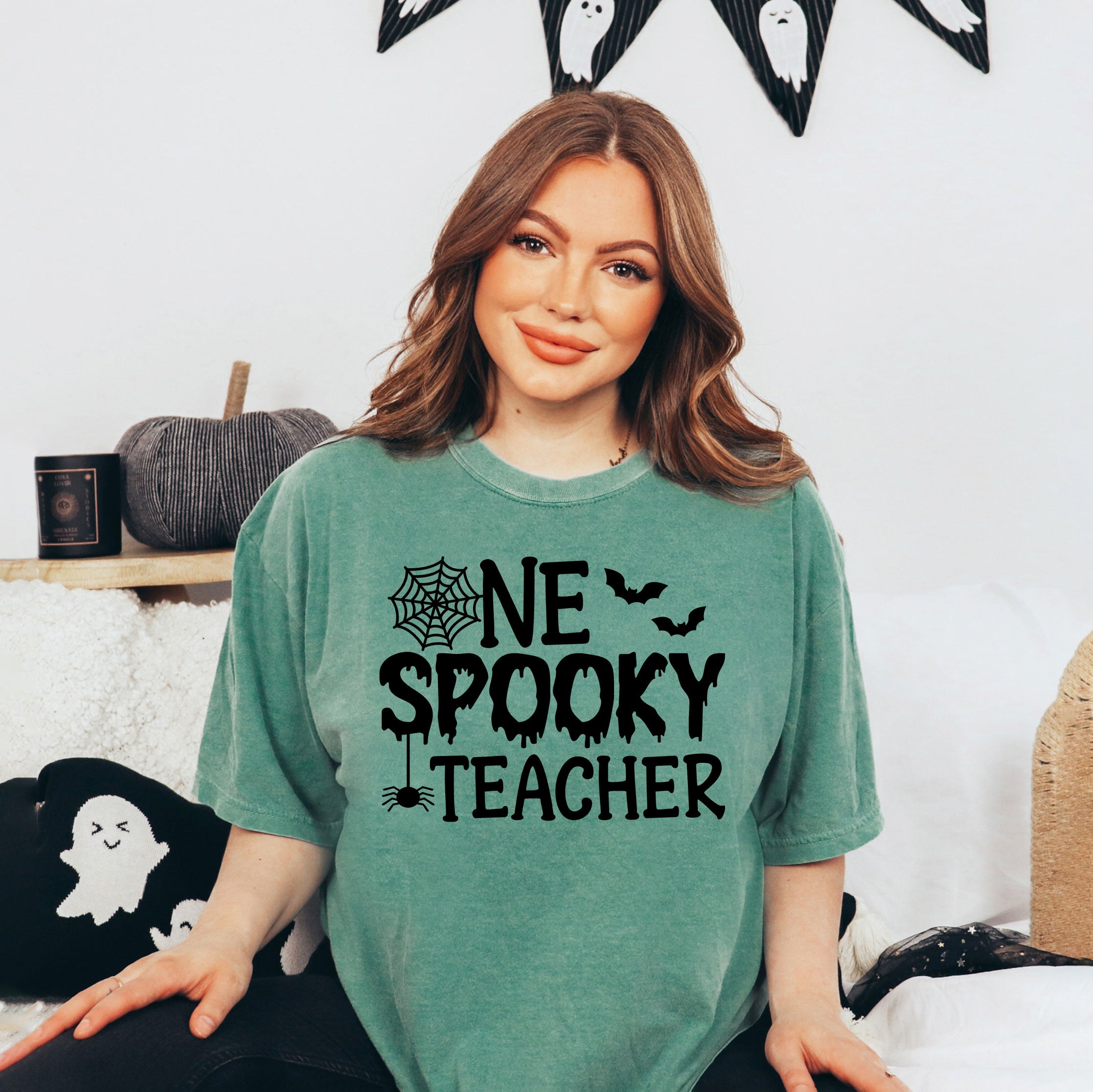 One Spooky Teacher | Garment Dyed Tee