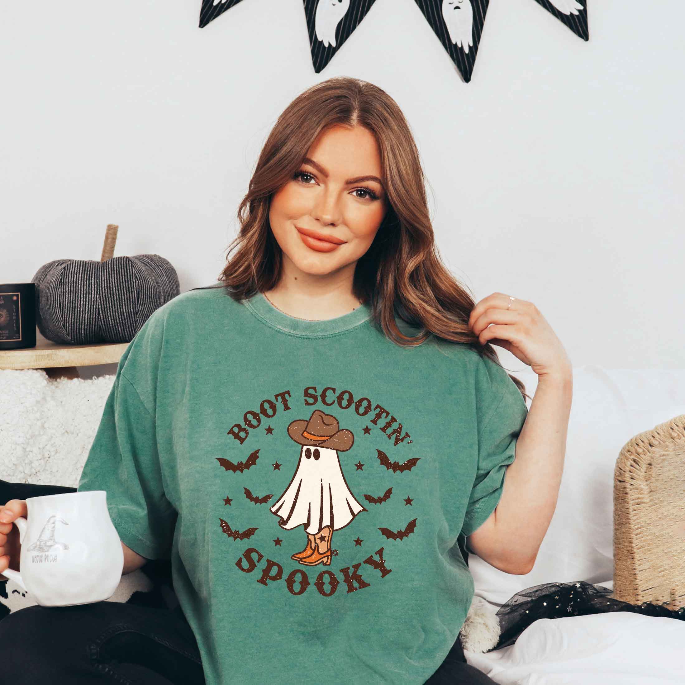 Boot Scootin' Spooky | Garment Dyed Tee