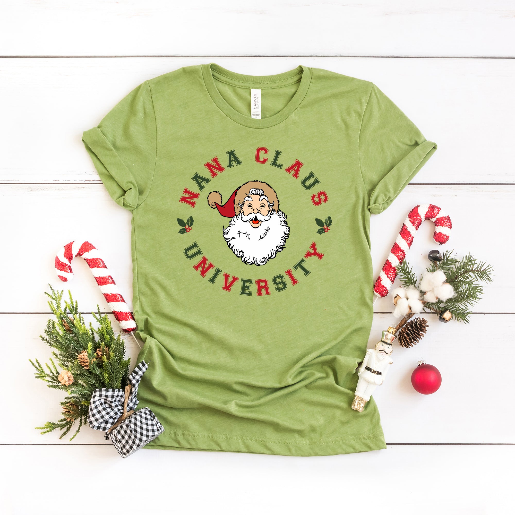 Nana Claus Circle | Short Sleeve Crew Neck