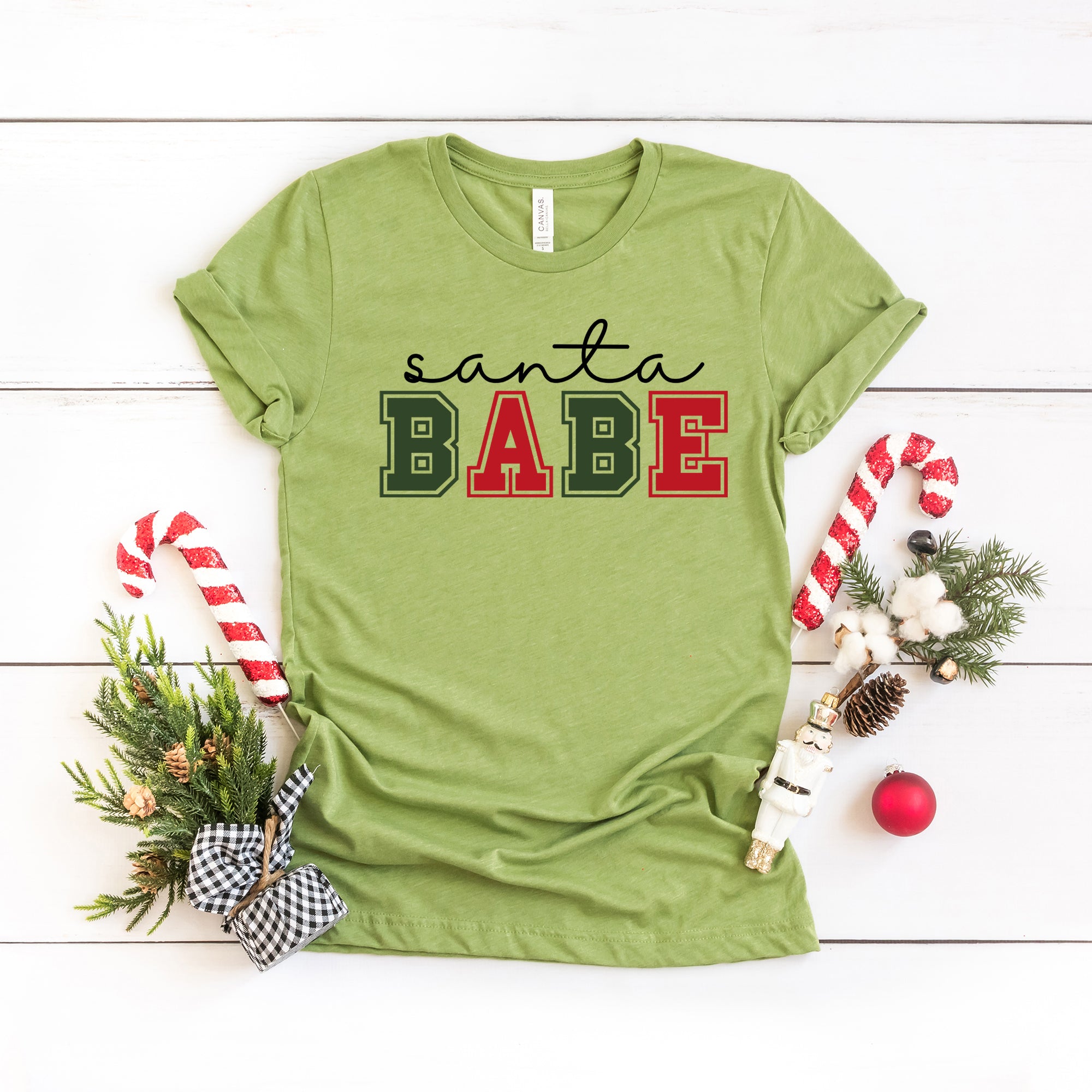 Santa Babe Bold | Short Sleeve Crew Neck