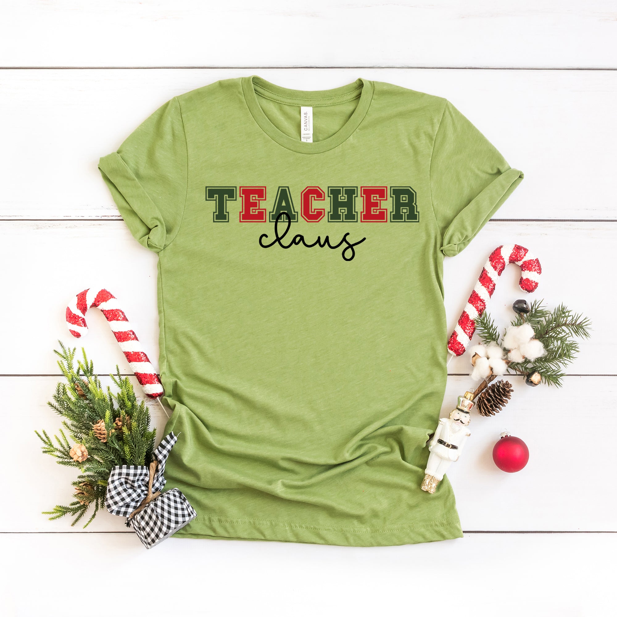 Teacher Claus Bold | Short Sleeve Crew Neck