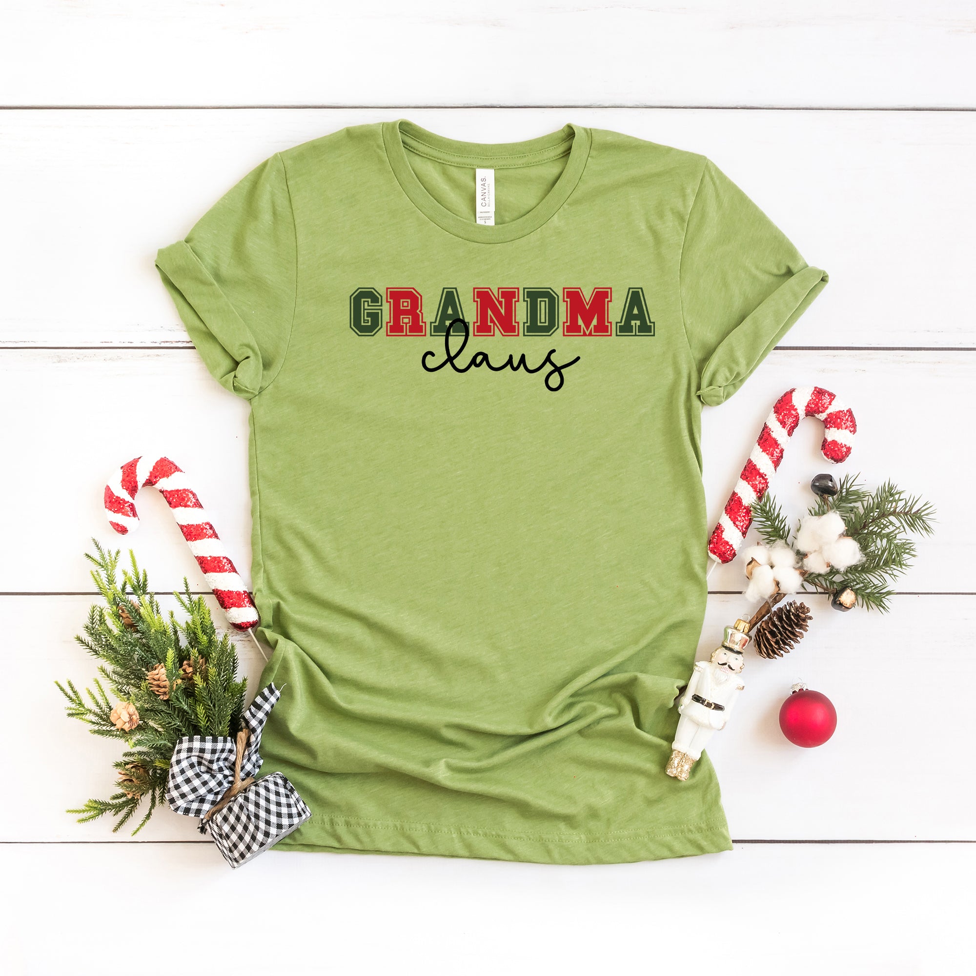 Grandma Claus | Short Sleeve Crew Neck