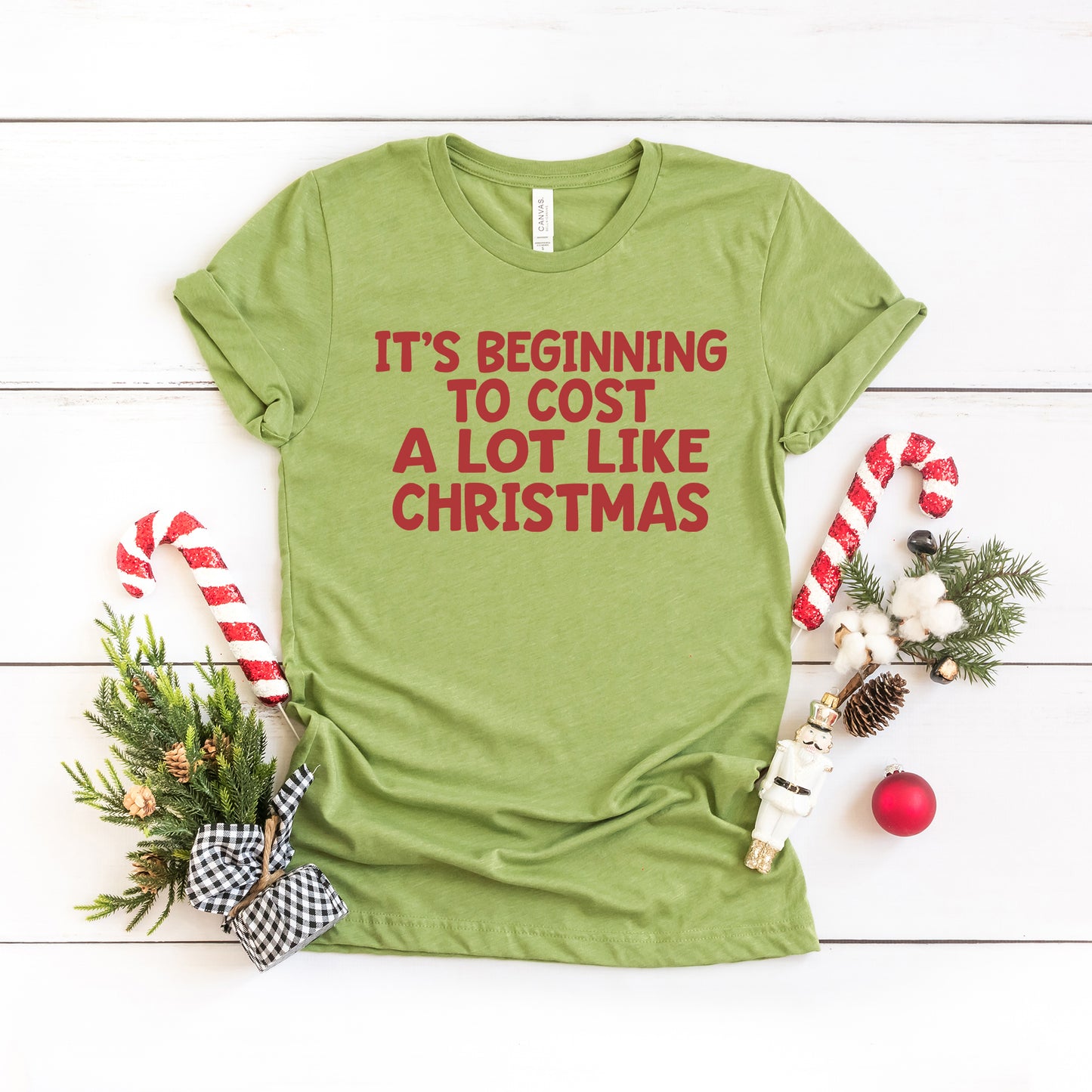 Cost Like Christmas| Short Sleeve Crew Neck