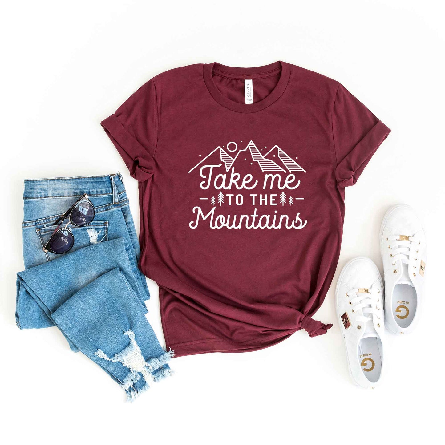 Take Me to the Mountains Landscape | Short Sleeve Graphic Tee