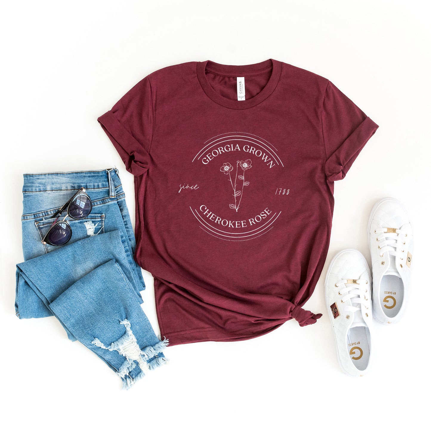 Georgia State Flower | Short Sleeve Graphic Tee