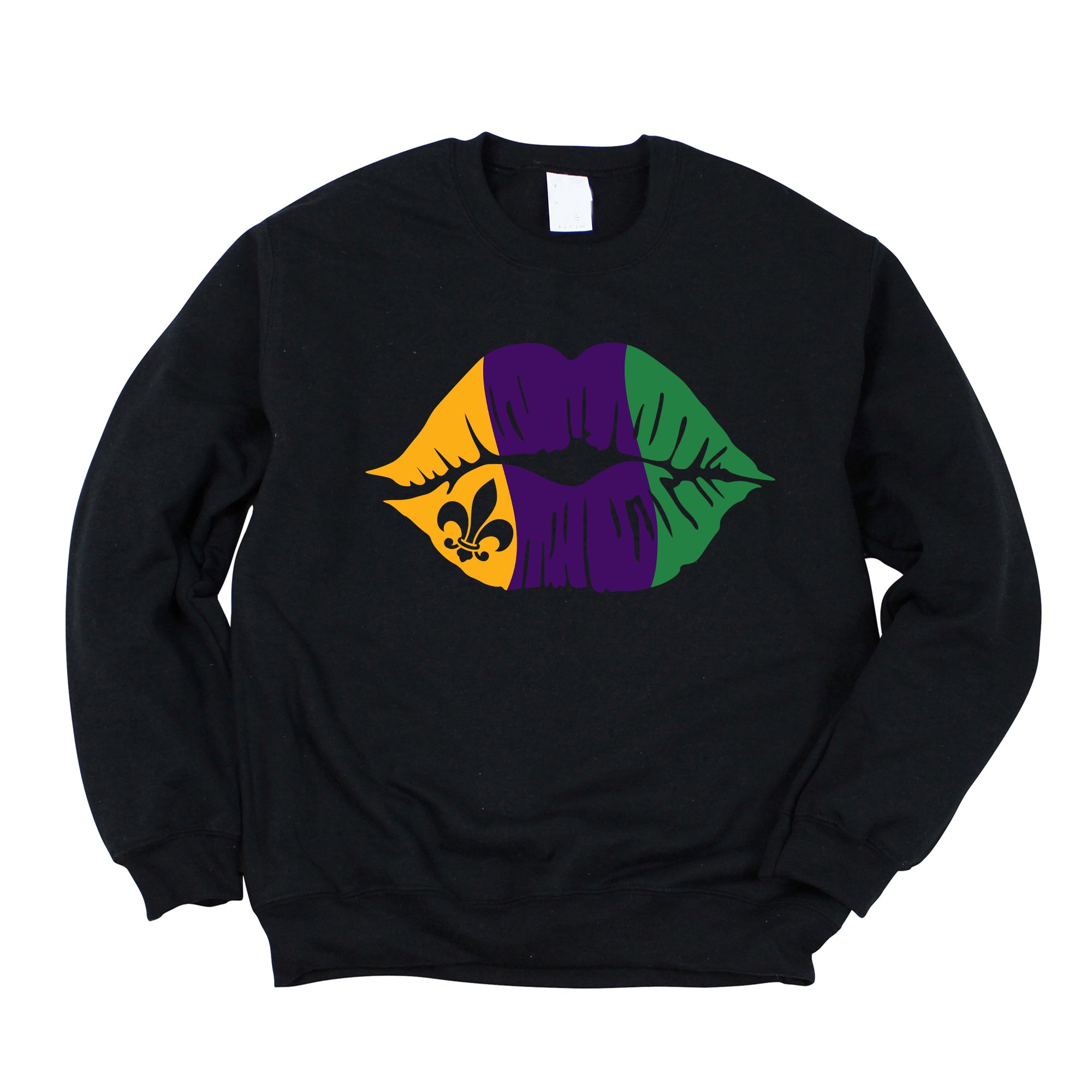 Mardi Gras Lips | Sweatshirt