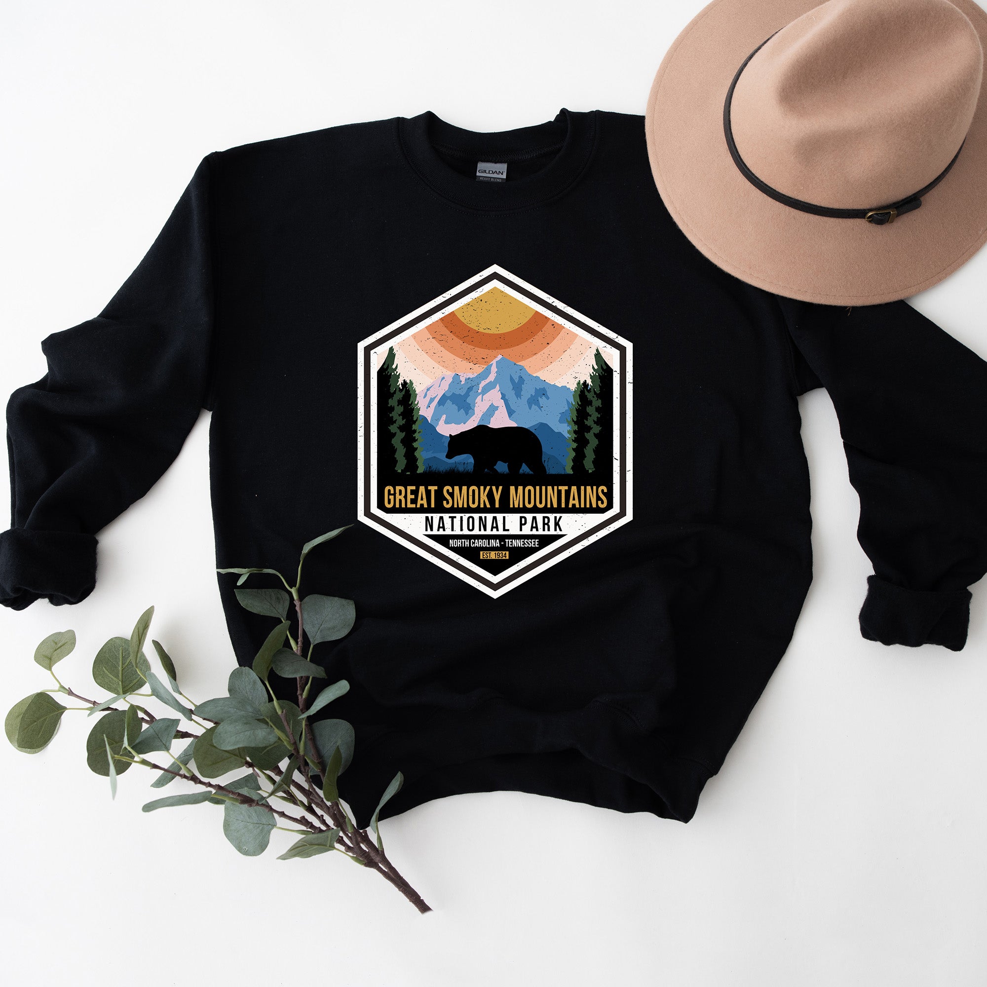 Great Smoky Mountains National Park Badge | Sweatshirt