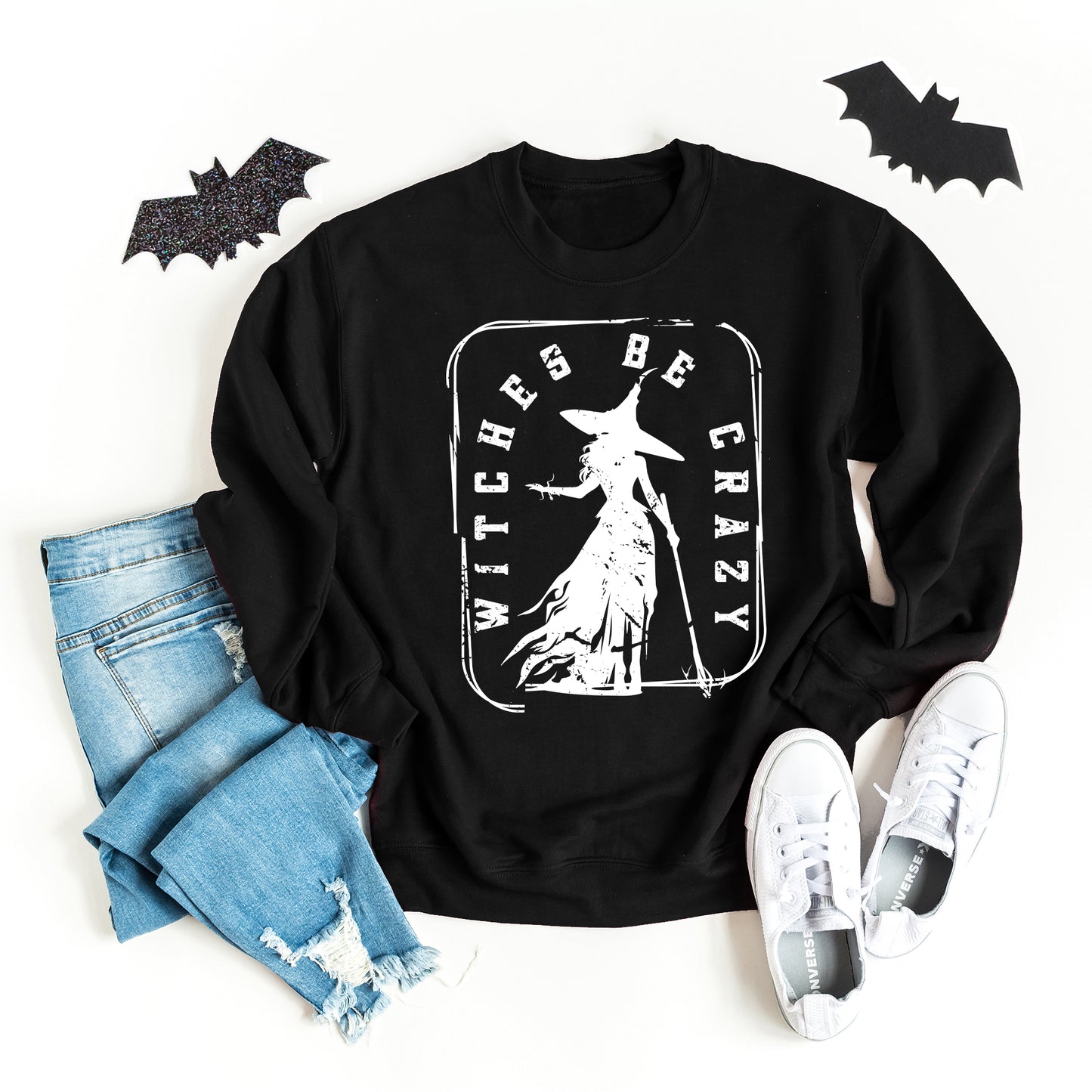 Witches Be Crazy Rectangle | Sweatshirt