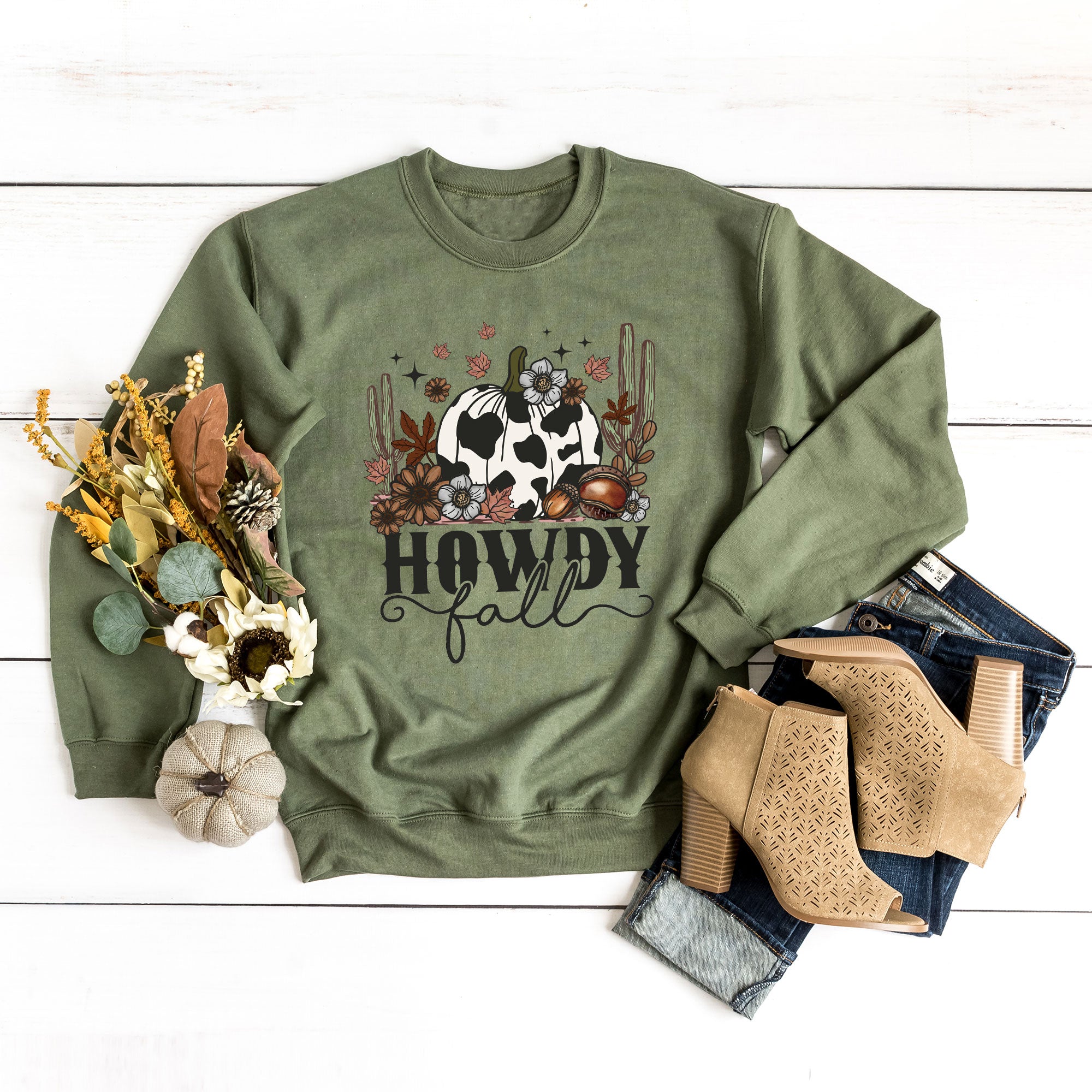 Howdy Fall Pumpkin | Sweatshirt