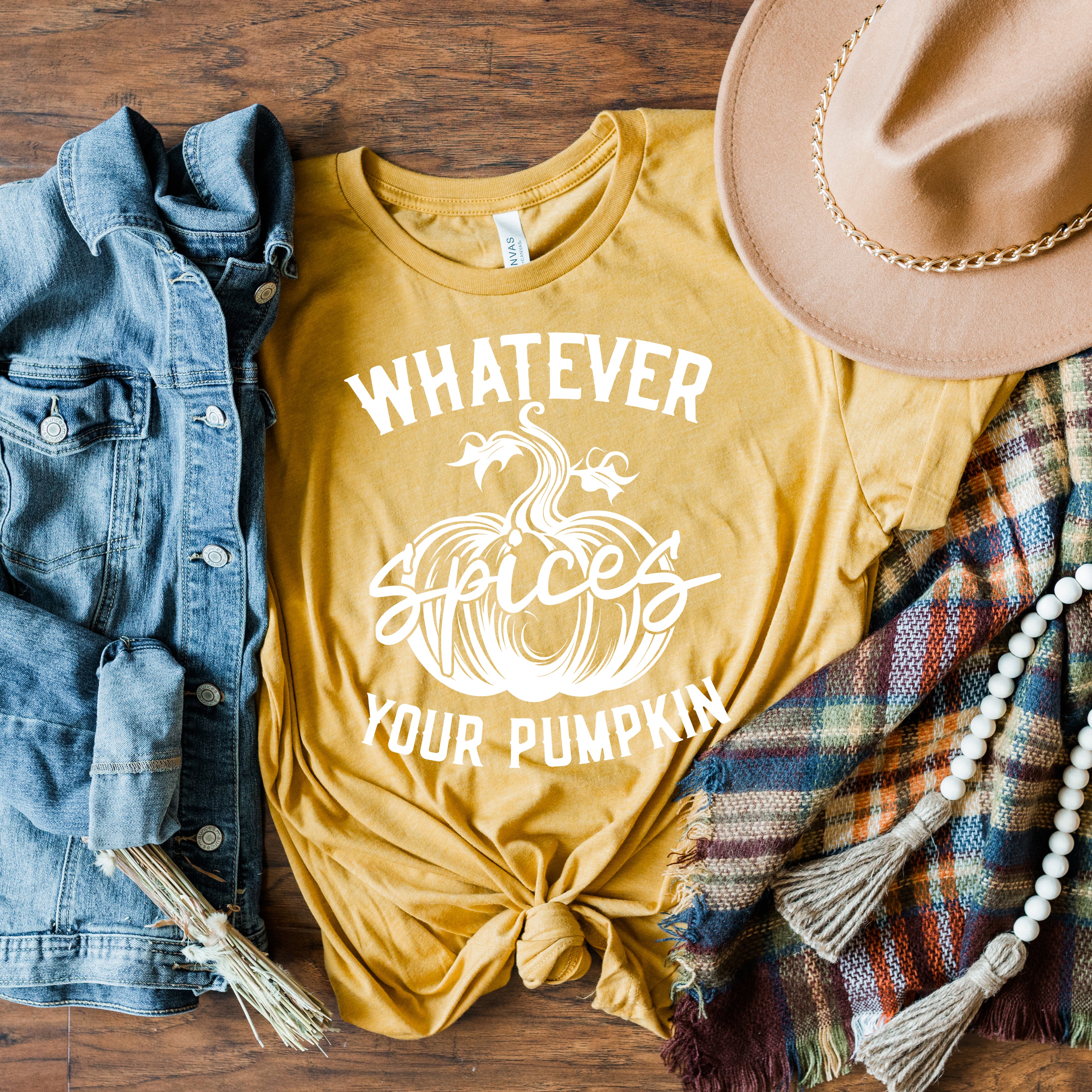 Retro Whatever Spices Your Pumpkin | Short Sleeve Crew Neck