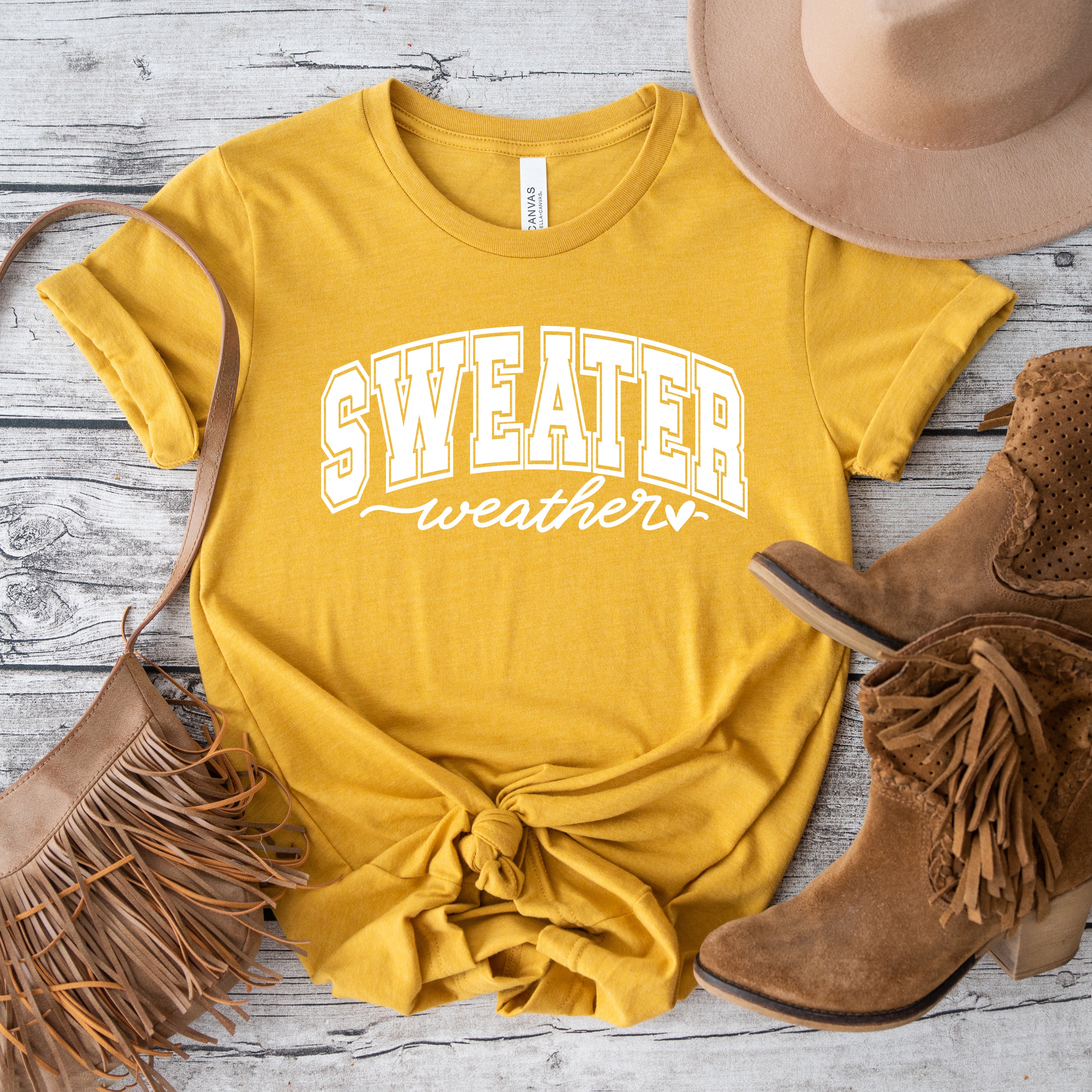 Sweater Weather Bold | Short Sleeve Crew Neck