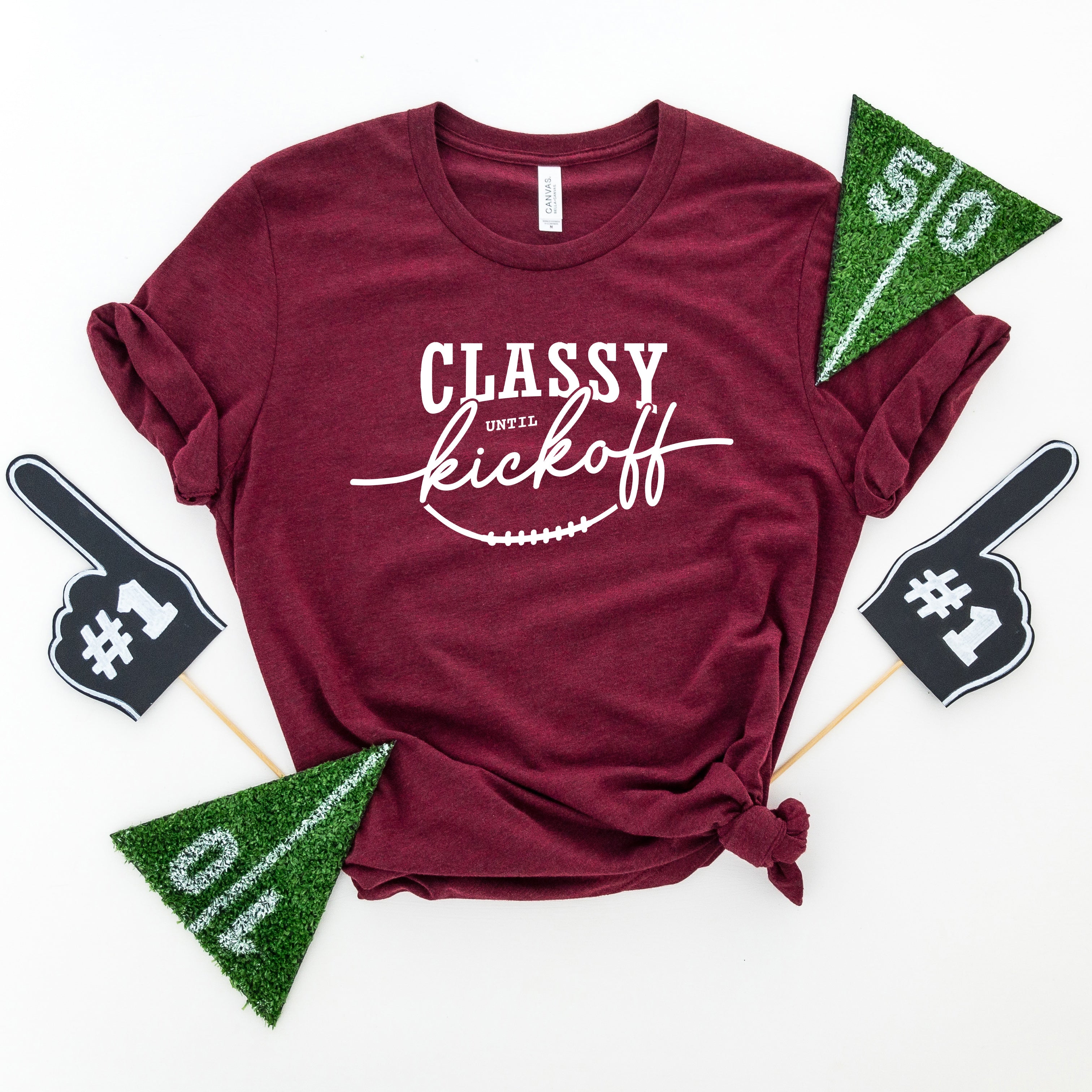 Classy Until Kickoff | Short Sleeve Graphic Tee