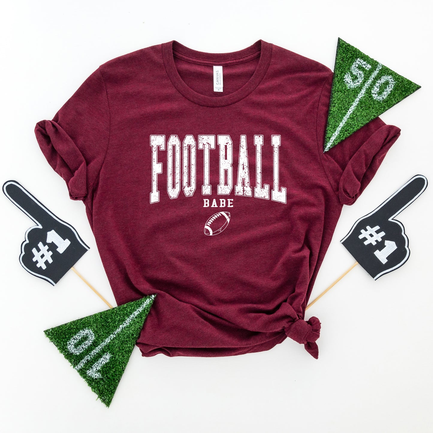 Varsity Football Babe | Short Sleeve Graphic Tee