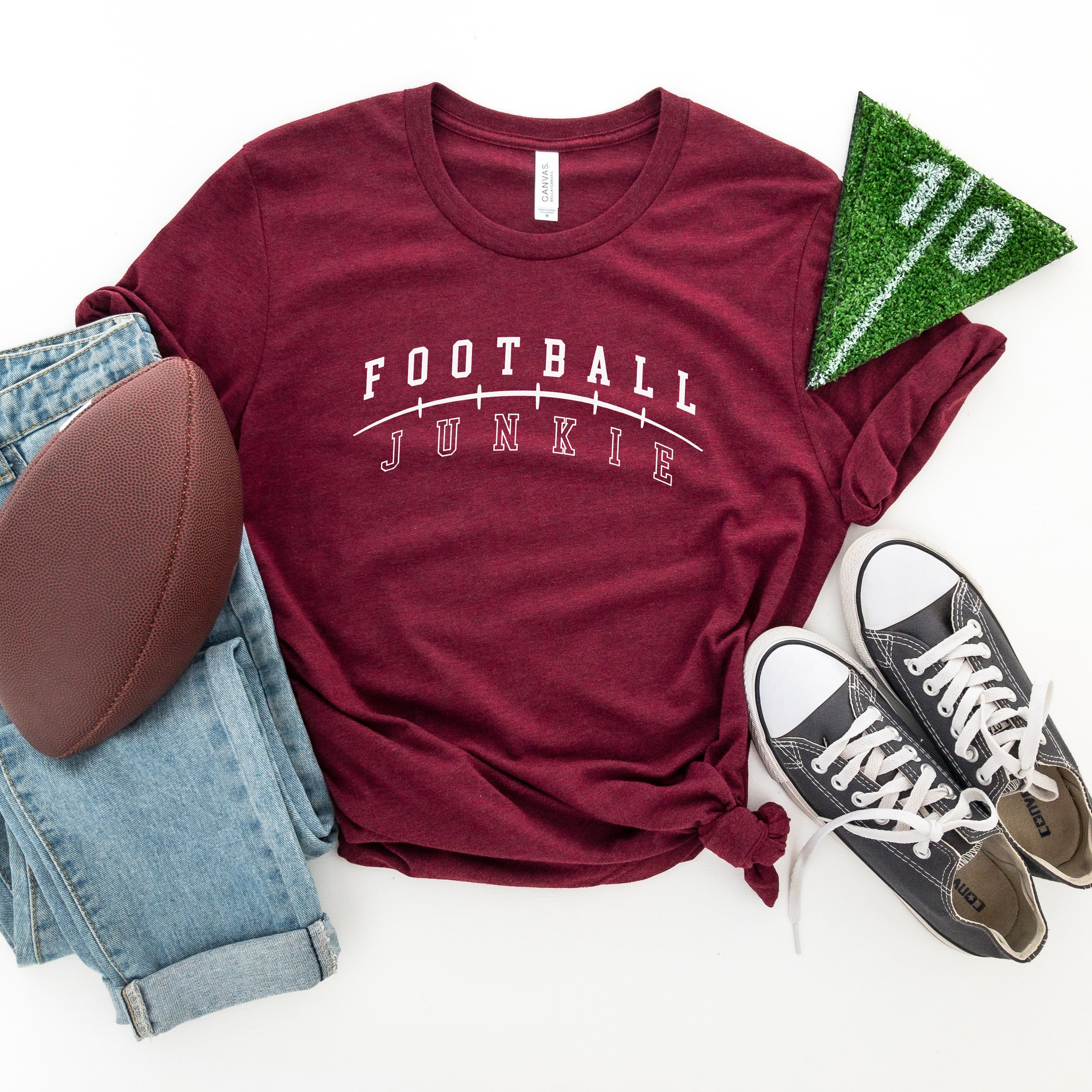 Football Junkie | Short Sleeve Graphic Tee