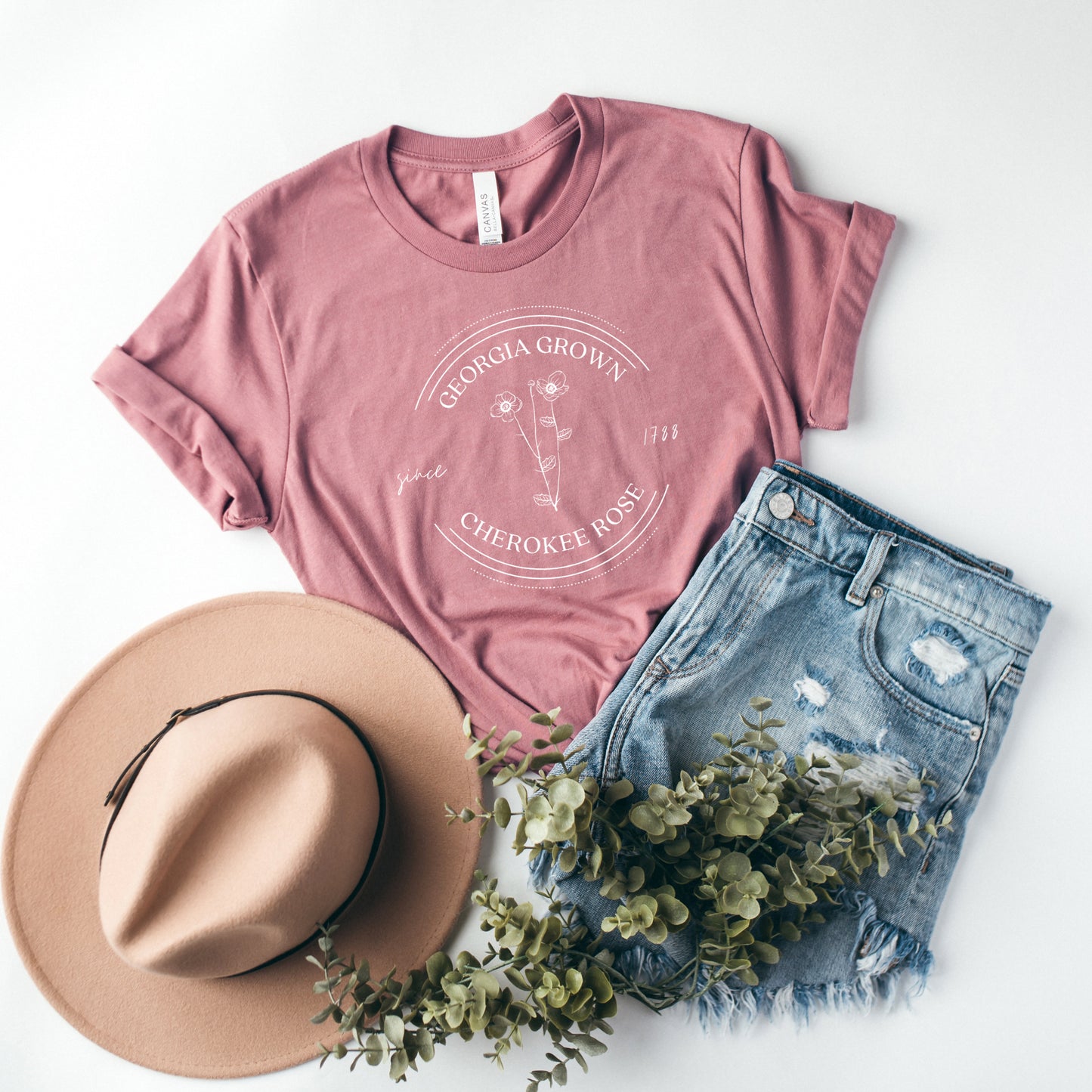 Georgia State Flower | Short Sleeve Graphic Tee