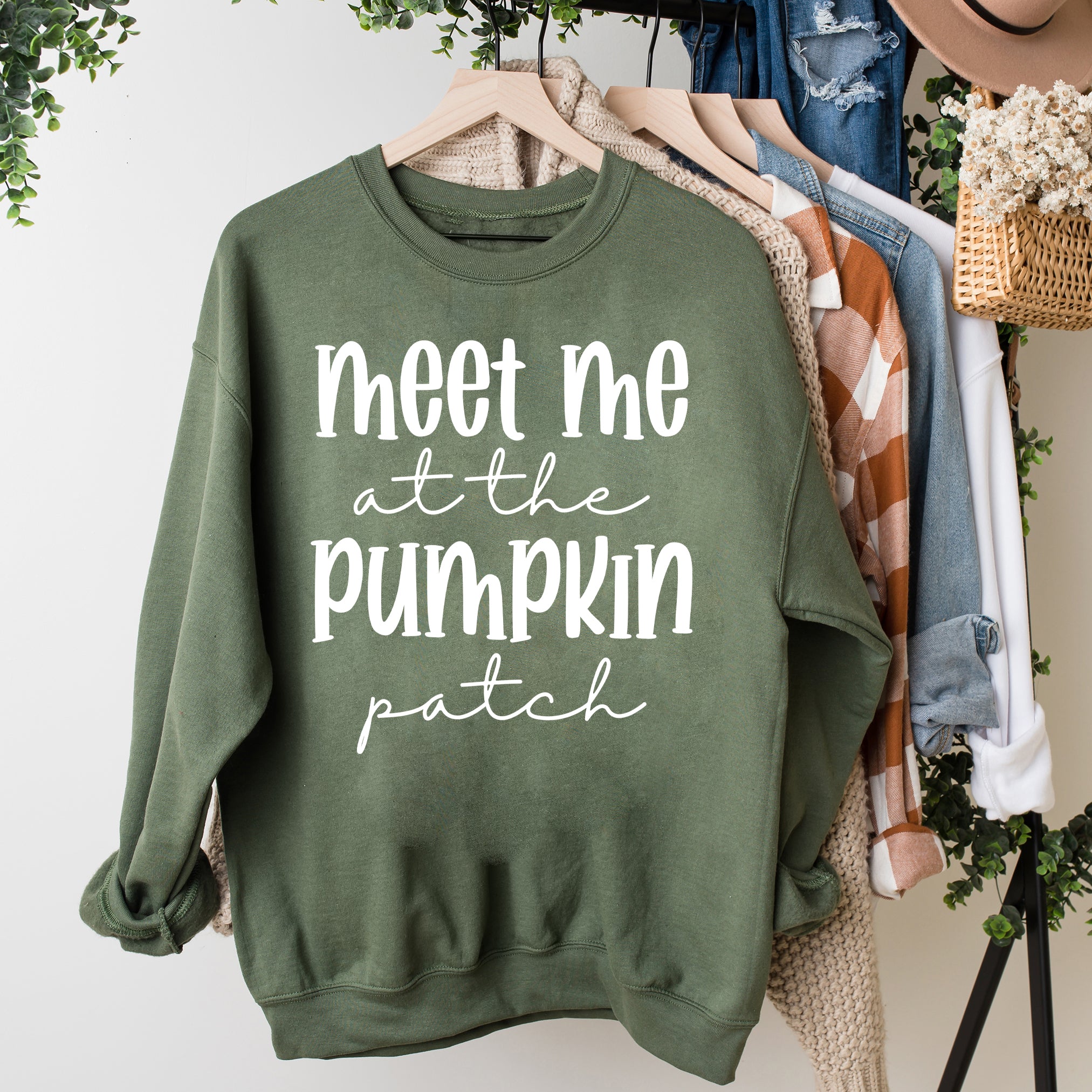 Meet Me At The Pumpkin Patch Script | Sweatshirt