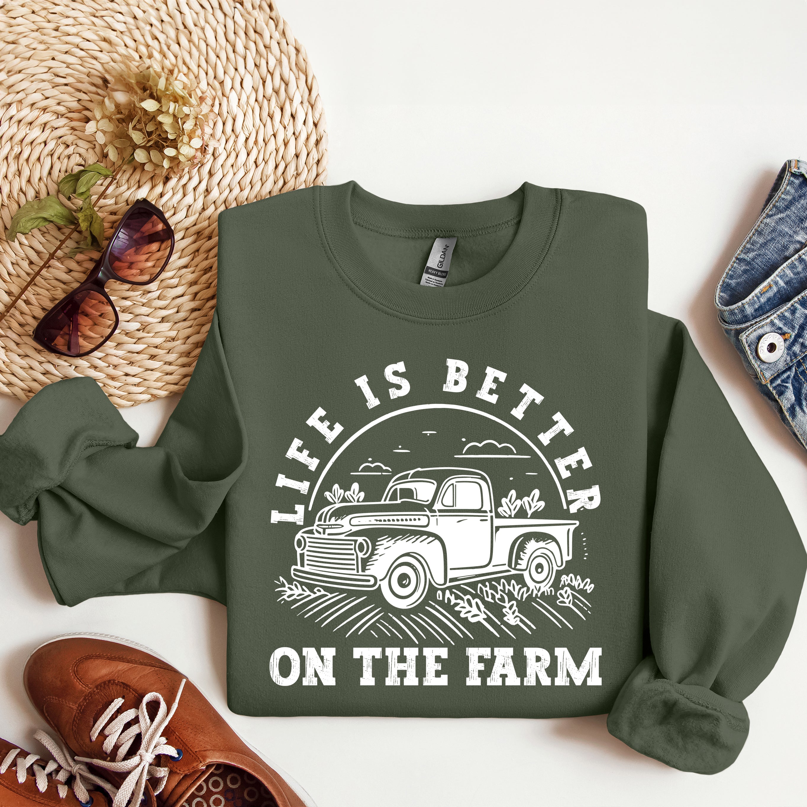 Better on the Farm Truck | Sweatshirt