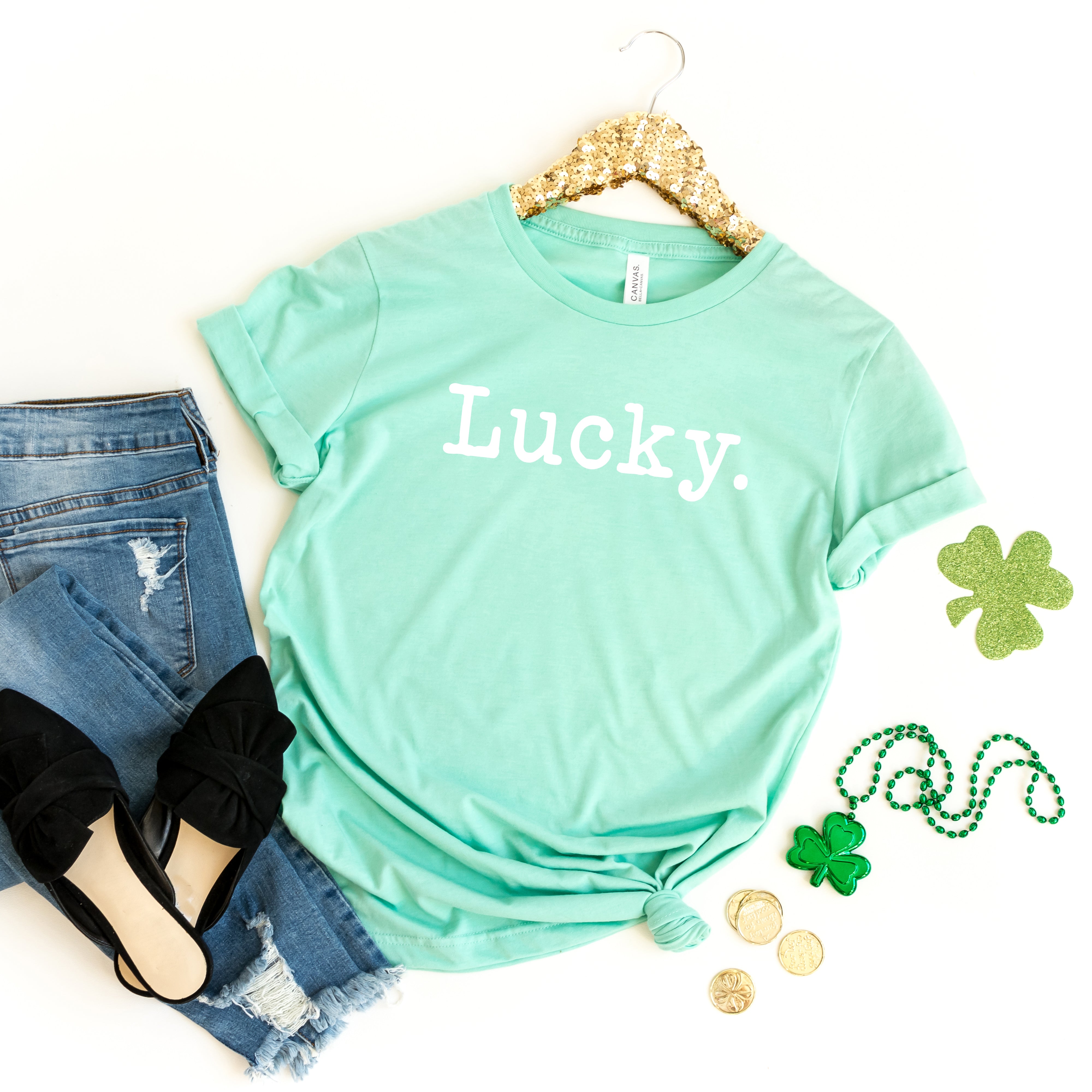 Lucky Typewriter | Short Sleeve Graphic Tee