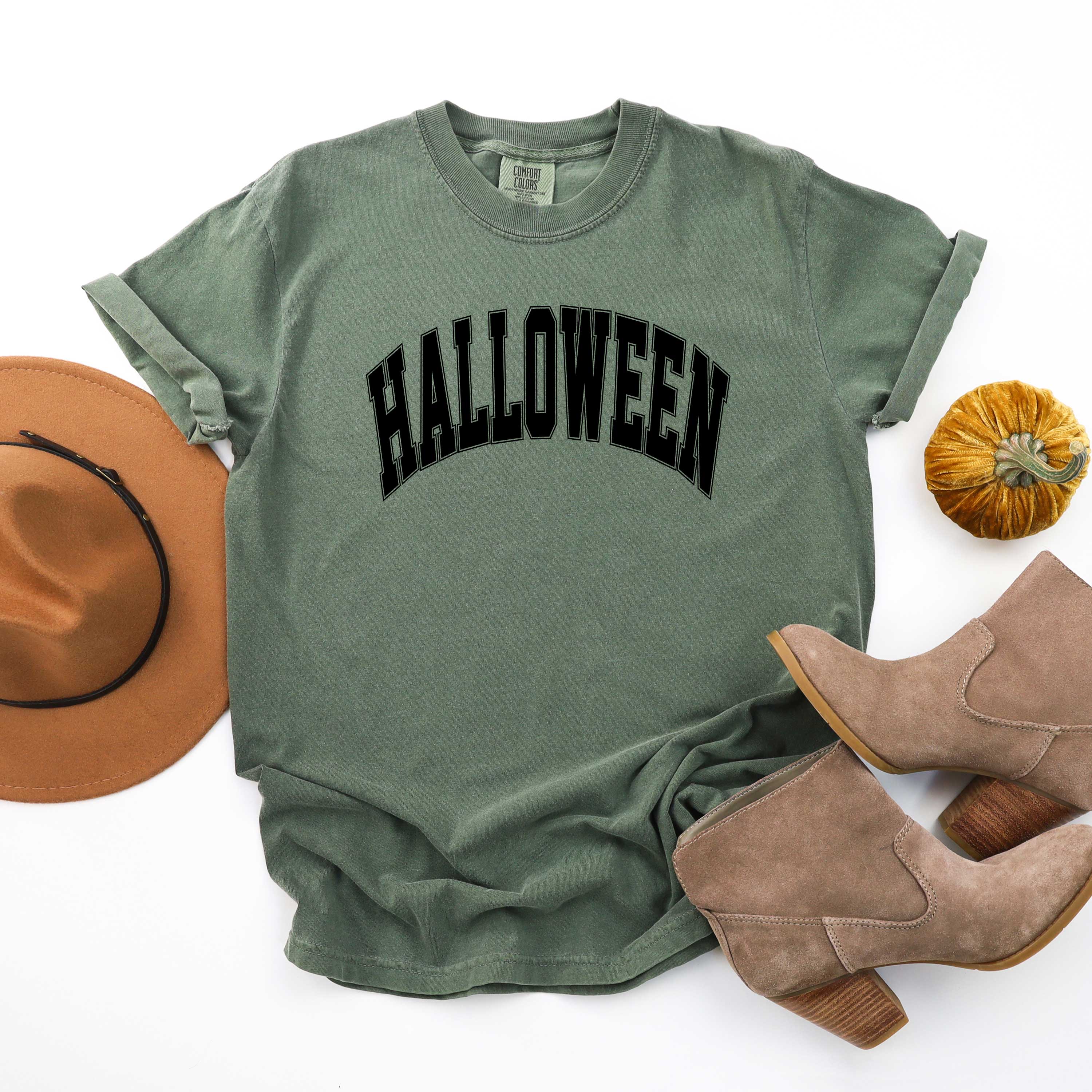 Varsity Halloween | Garment Dyed Tee